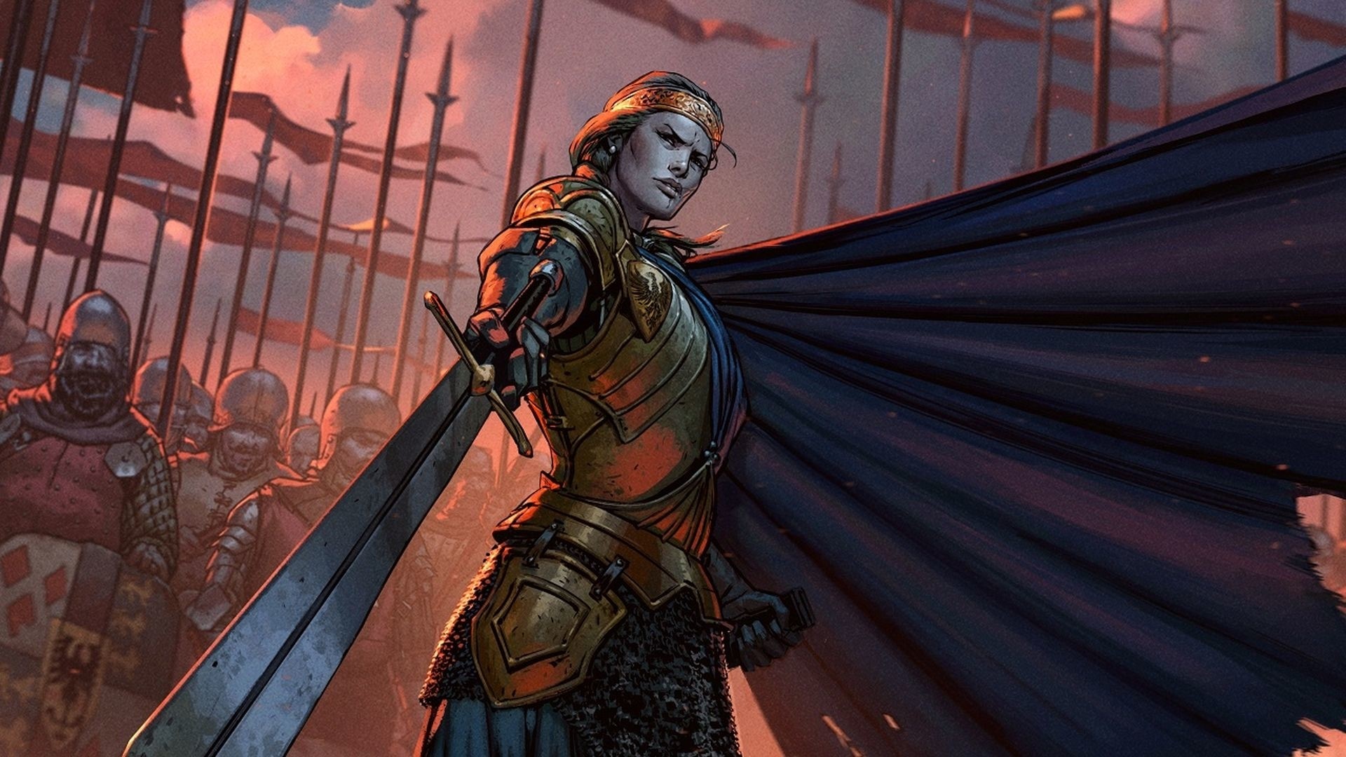 Meve from Thronebreaker: The Witcher Tales HD Wallpaper