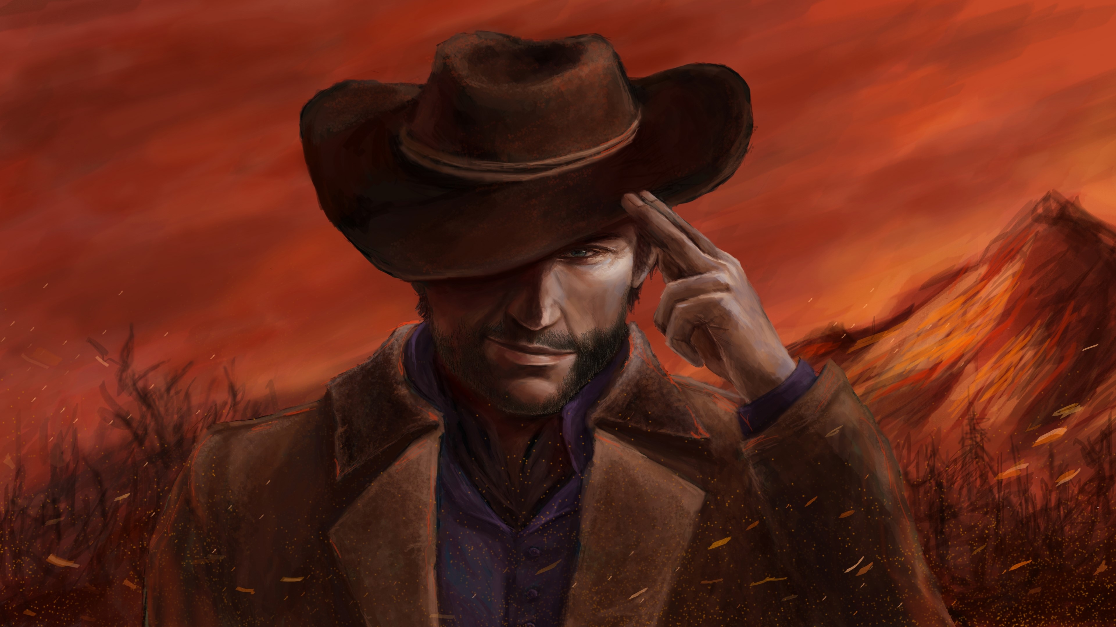 4K Arthur Morgan from Red Dead Redemption 2 HD Wallpaper