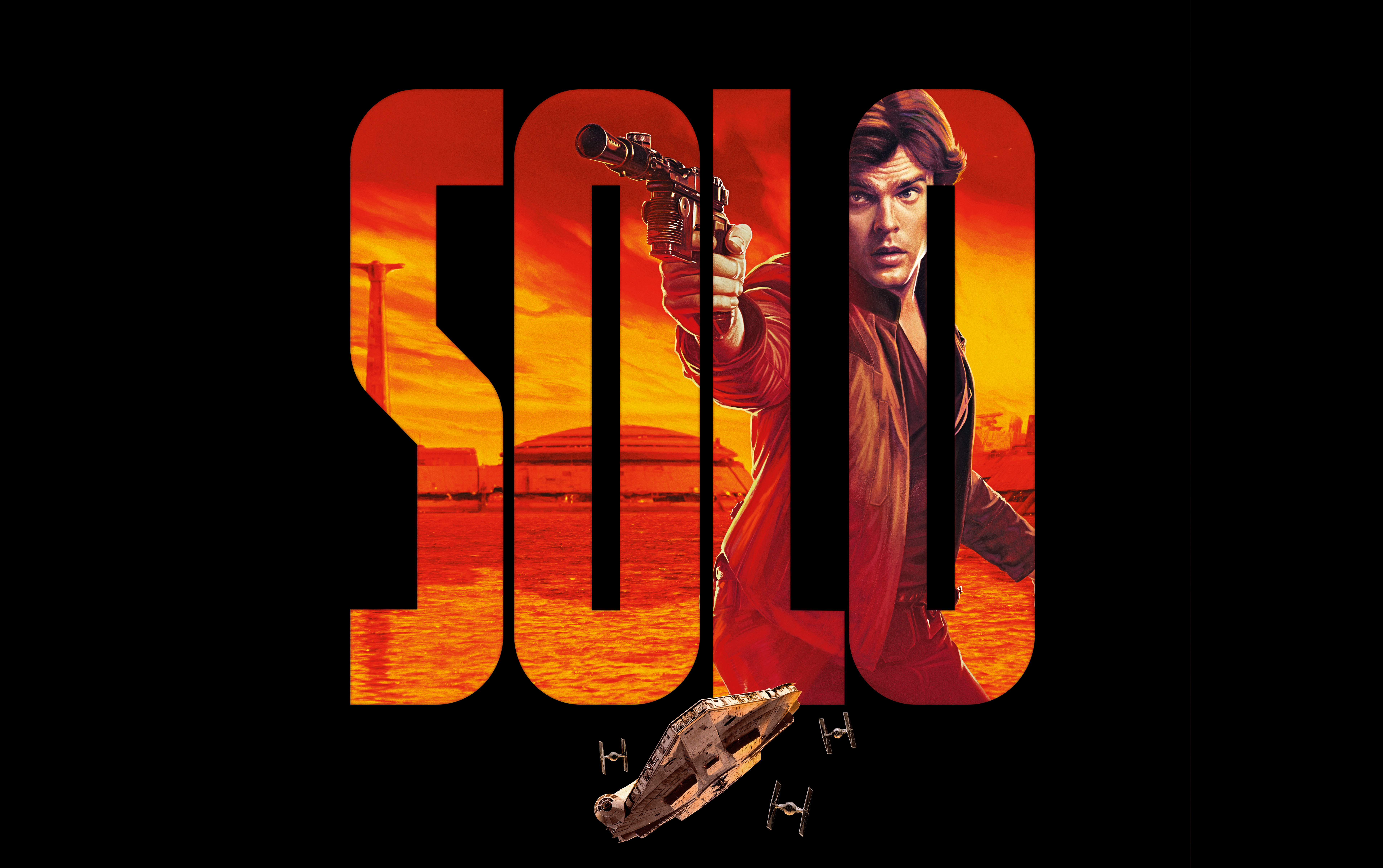Solo: A Star Wars Story with Han Solo HD Wallpaper