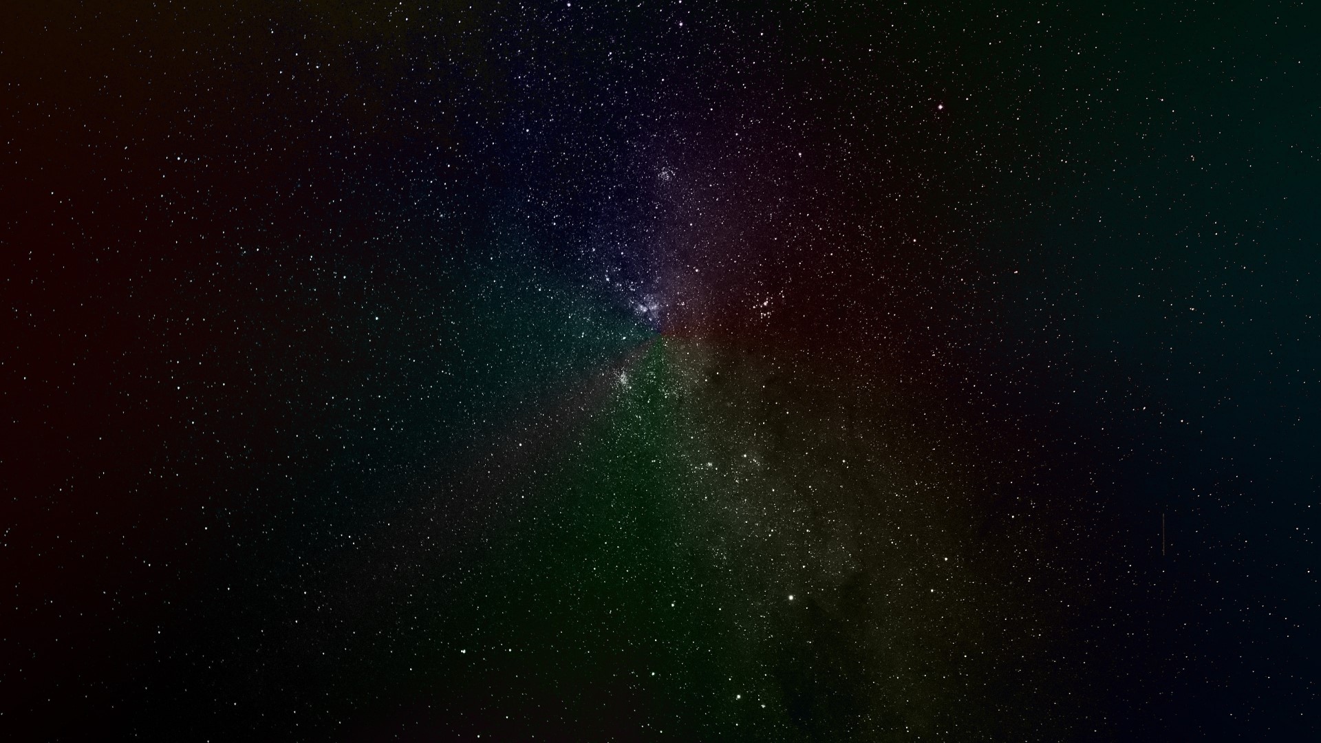 Darkened Starry Night Sky with Milky Way HD Wallpaper