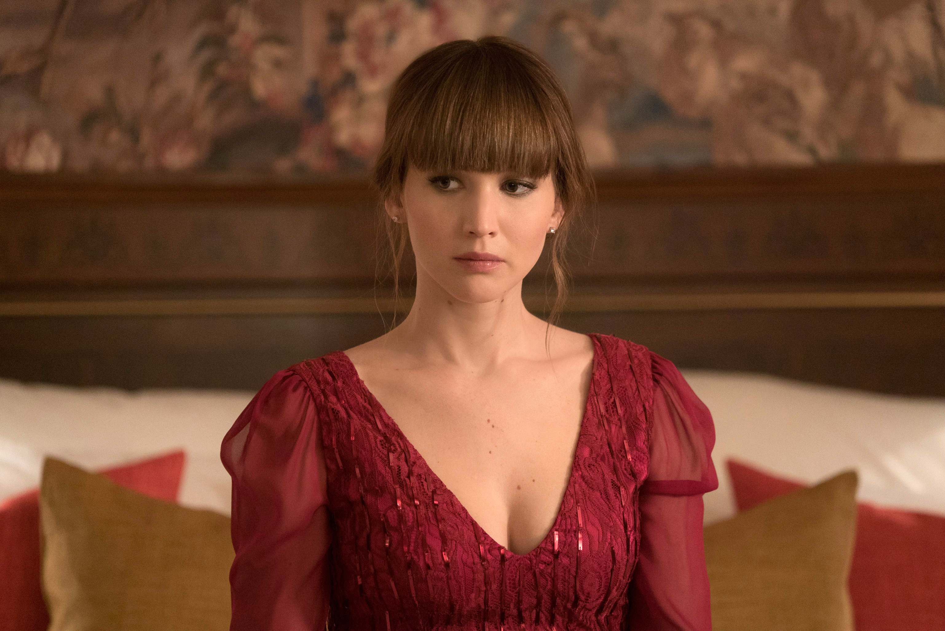 Jennifer Lawrence in Red Sparrow HD Wallpaper
