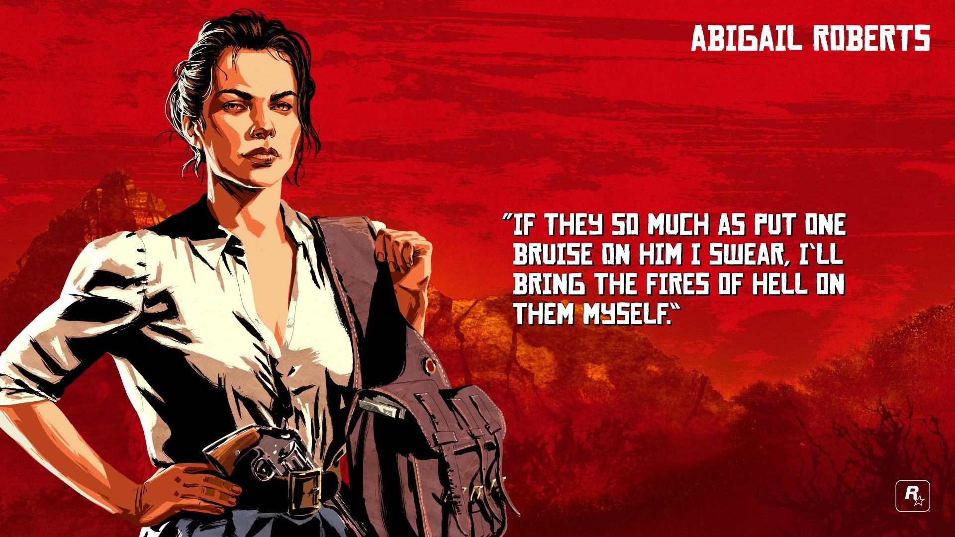 Abigail Roberts from Red Dead Redemption 2 HD Wallpaper