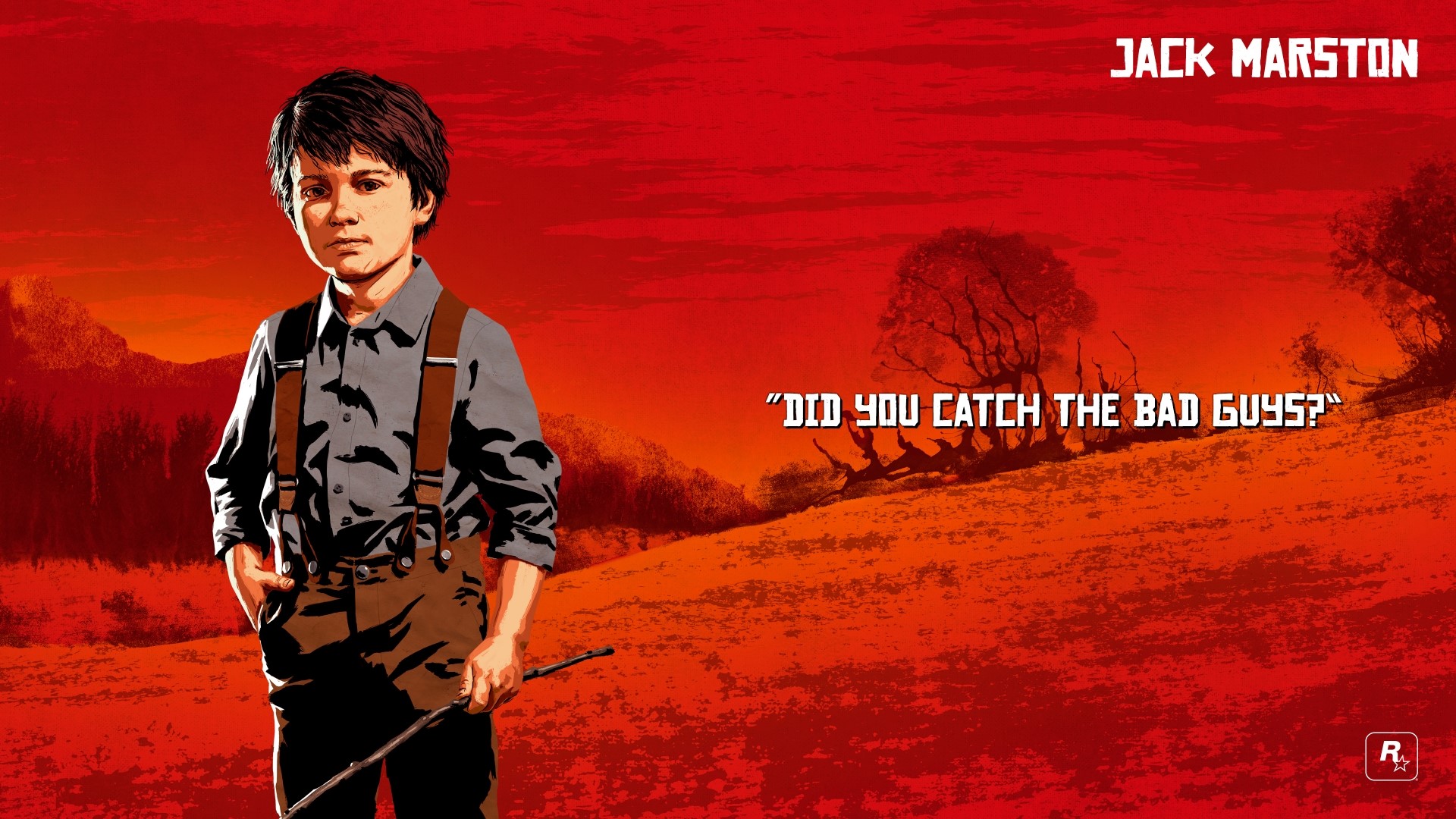 Jack Marston from Red Dead Redemption 2 HD Wallpaper