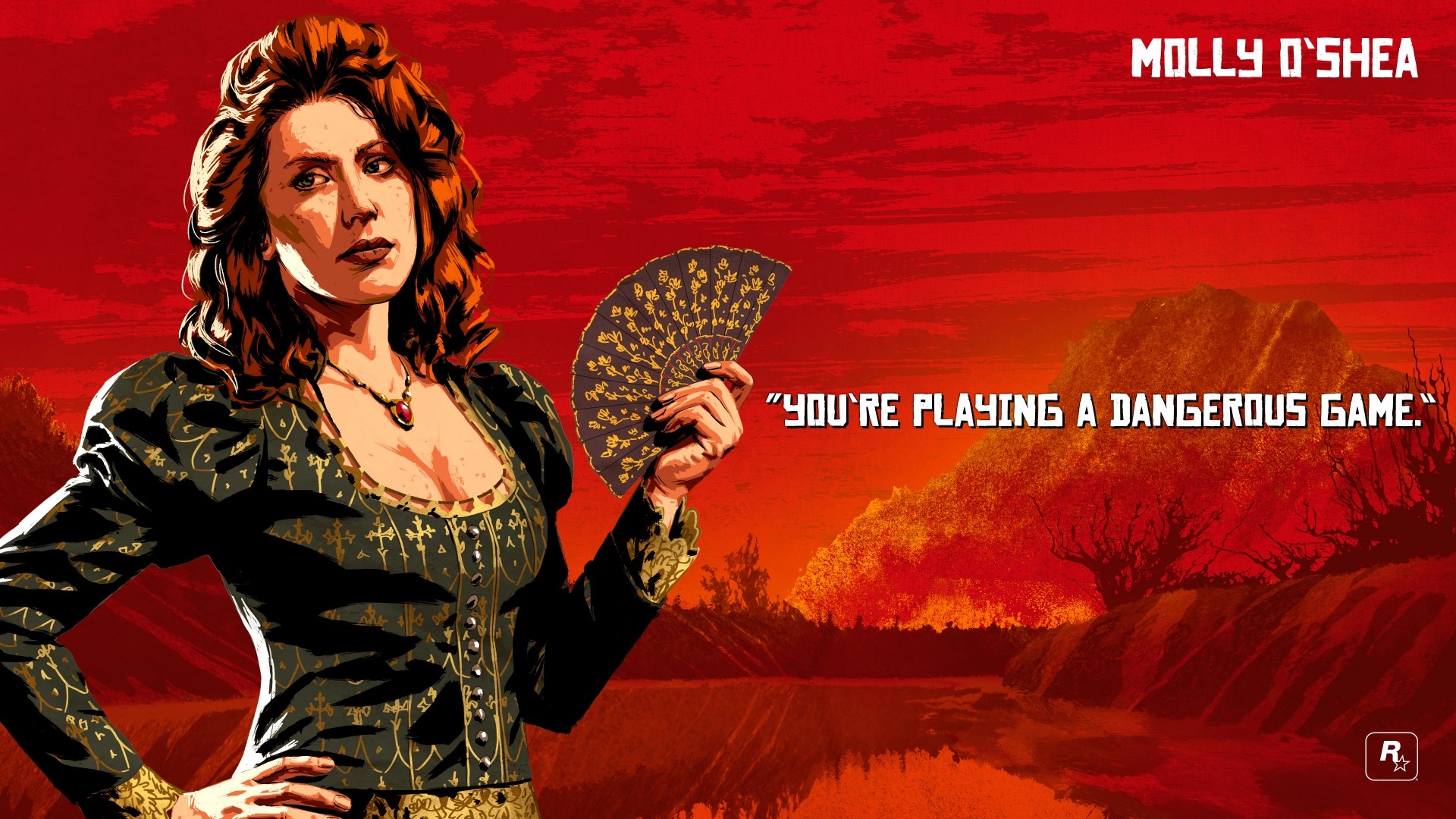Molly O'Shea from Red Dead Redemption 2 HD Wallpaper