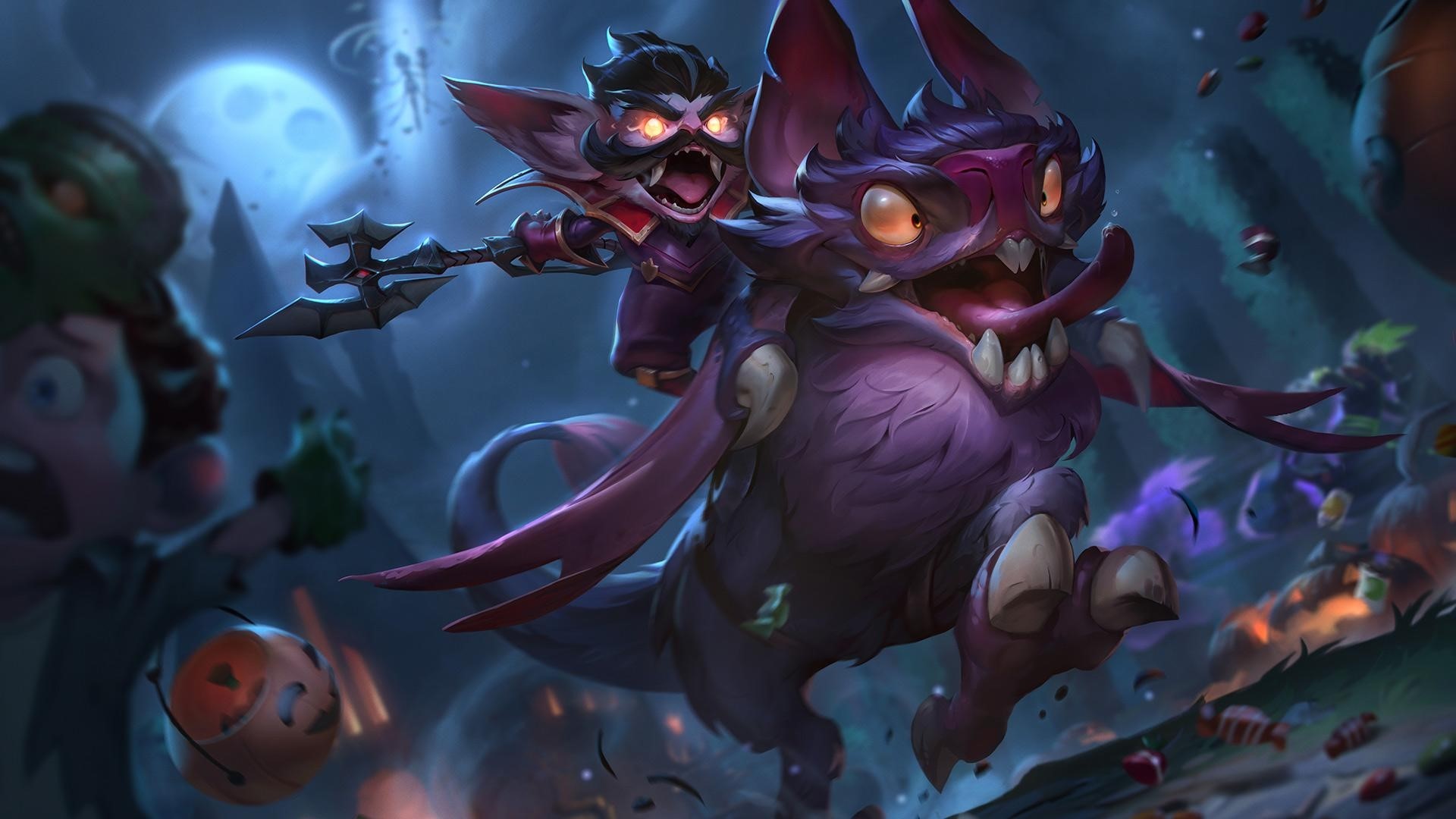 Gnar and Kog'Maw from League of Legends HD Wallpaper