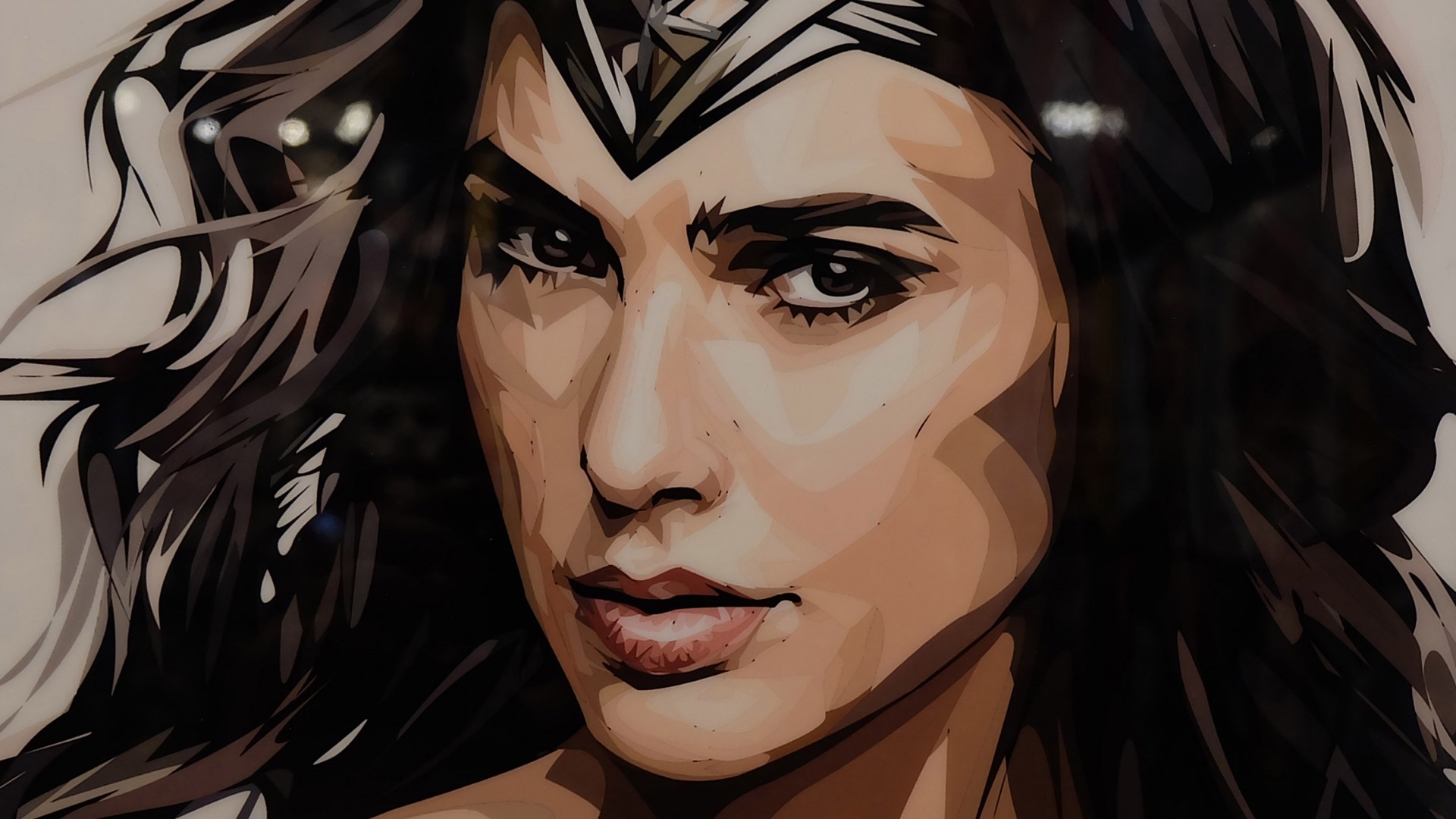 Wonder Woman Digital Art HD Wallpaper