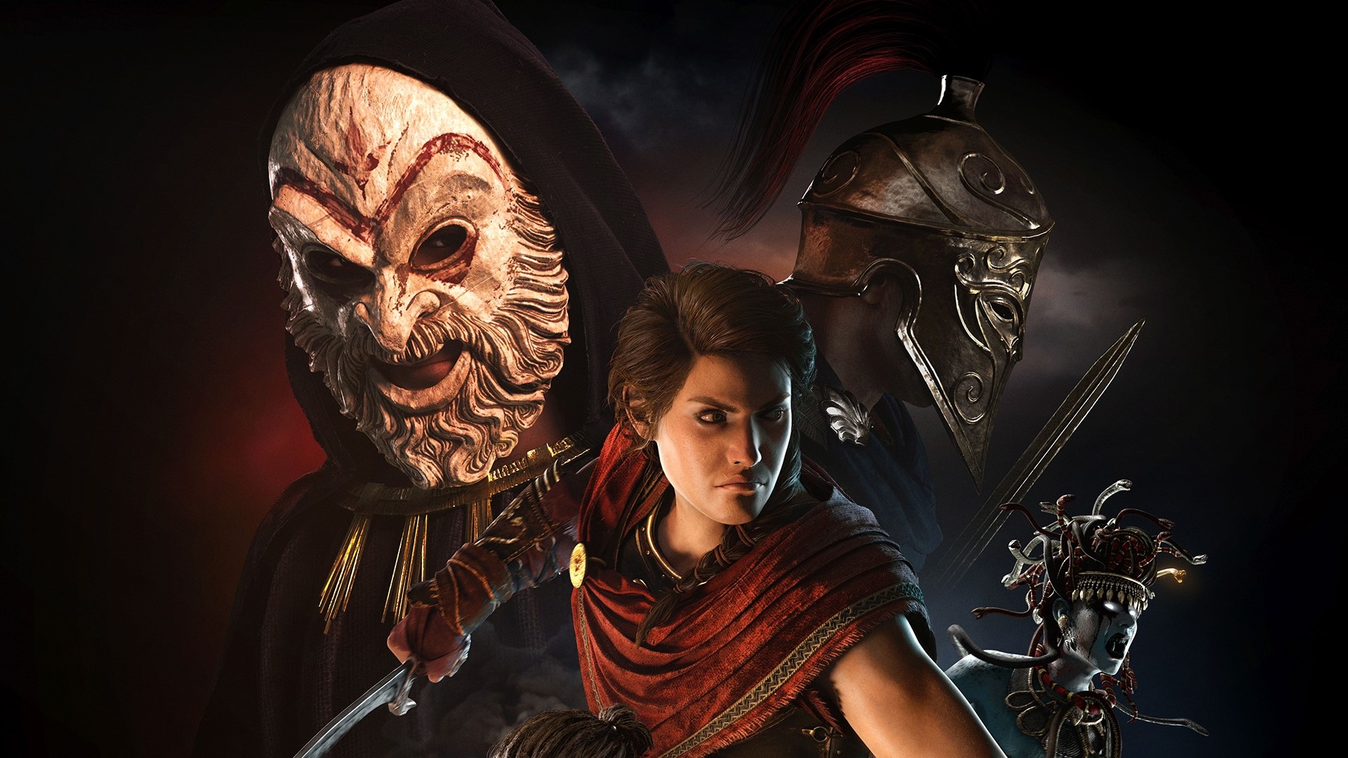 Characters from Assassin's Creed Odyssey HD Wallpaper