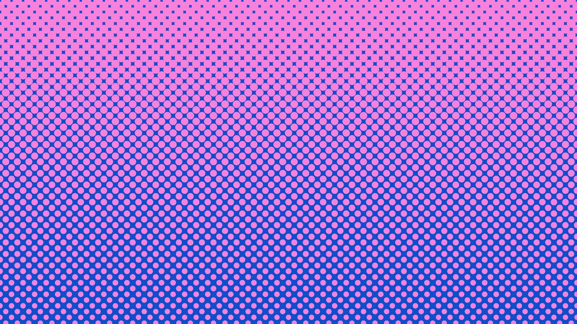 Pink and Blue Halftone Pattern HD Wallpaper