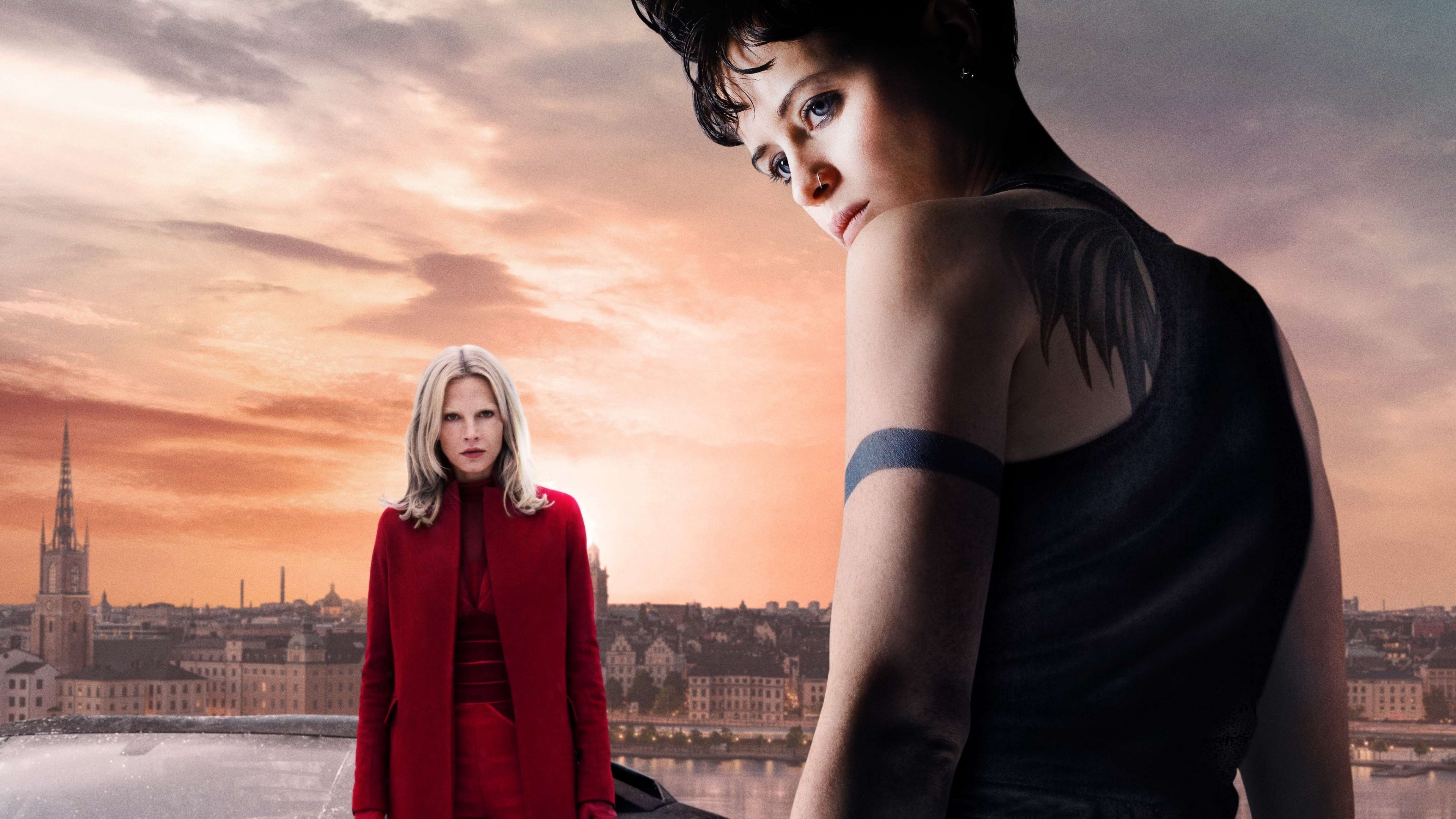 Lisbeth Salander and Camilla Salander from The Girl in the Spiders Web HD Wallpaper