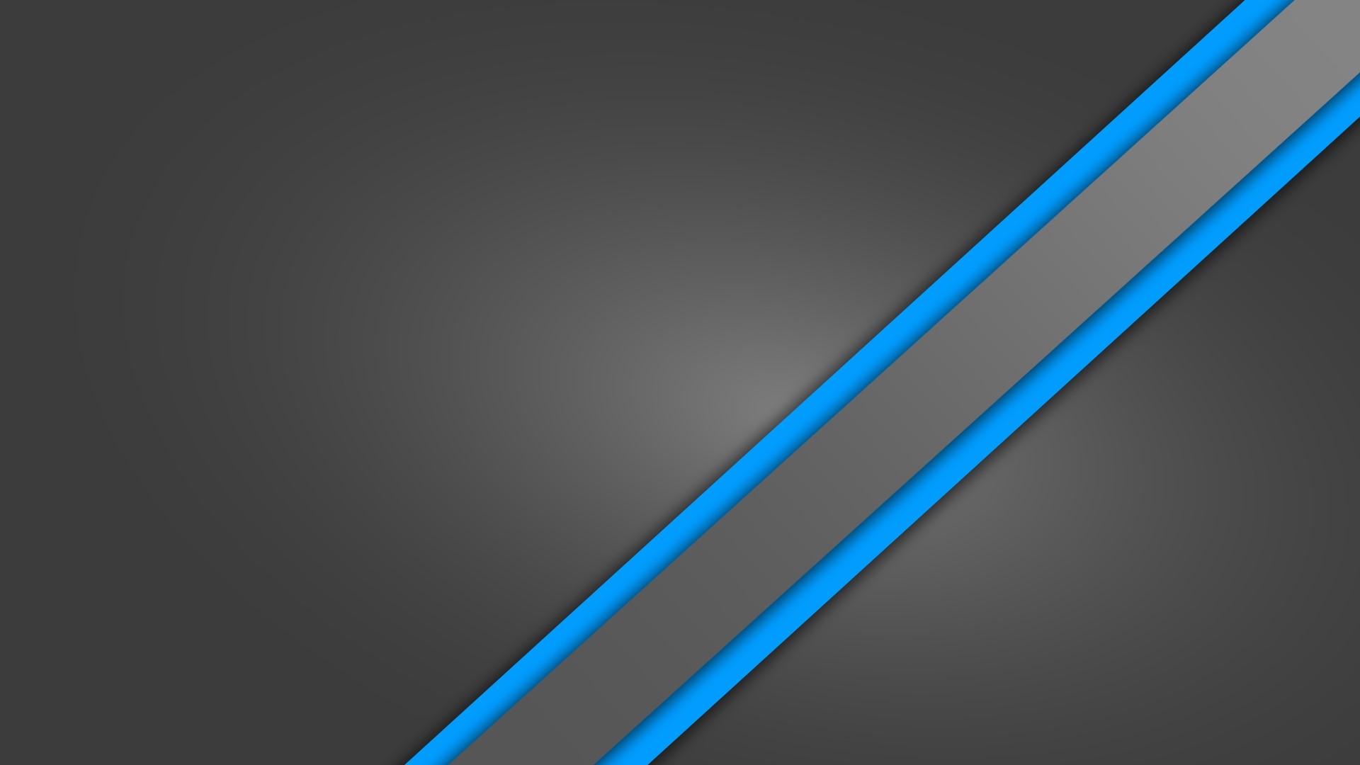Grey and blue diagonal stripes on dark background HD Wallpaper