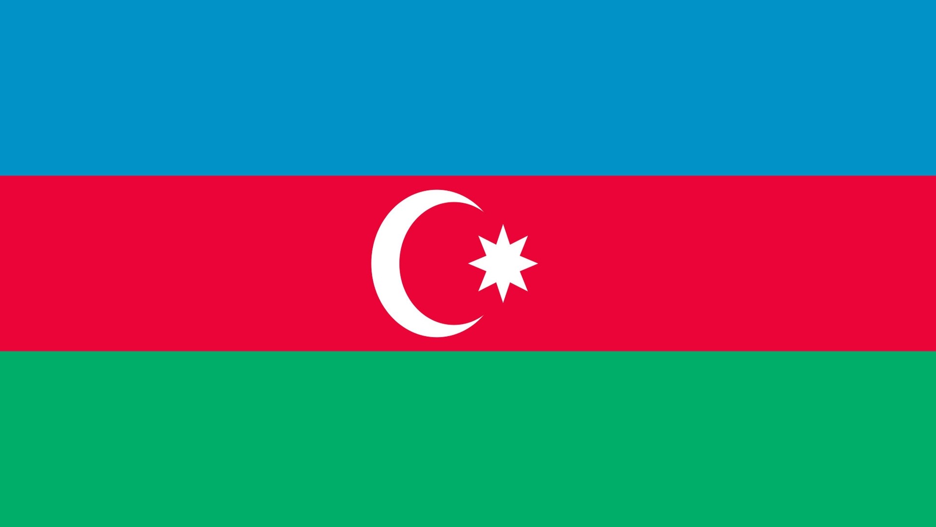 Flag of Azerbaijan HD Wallpaper