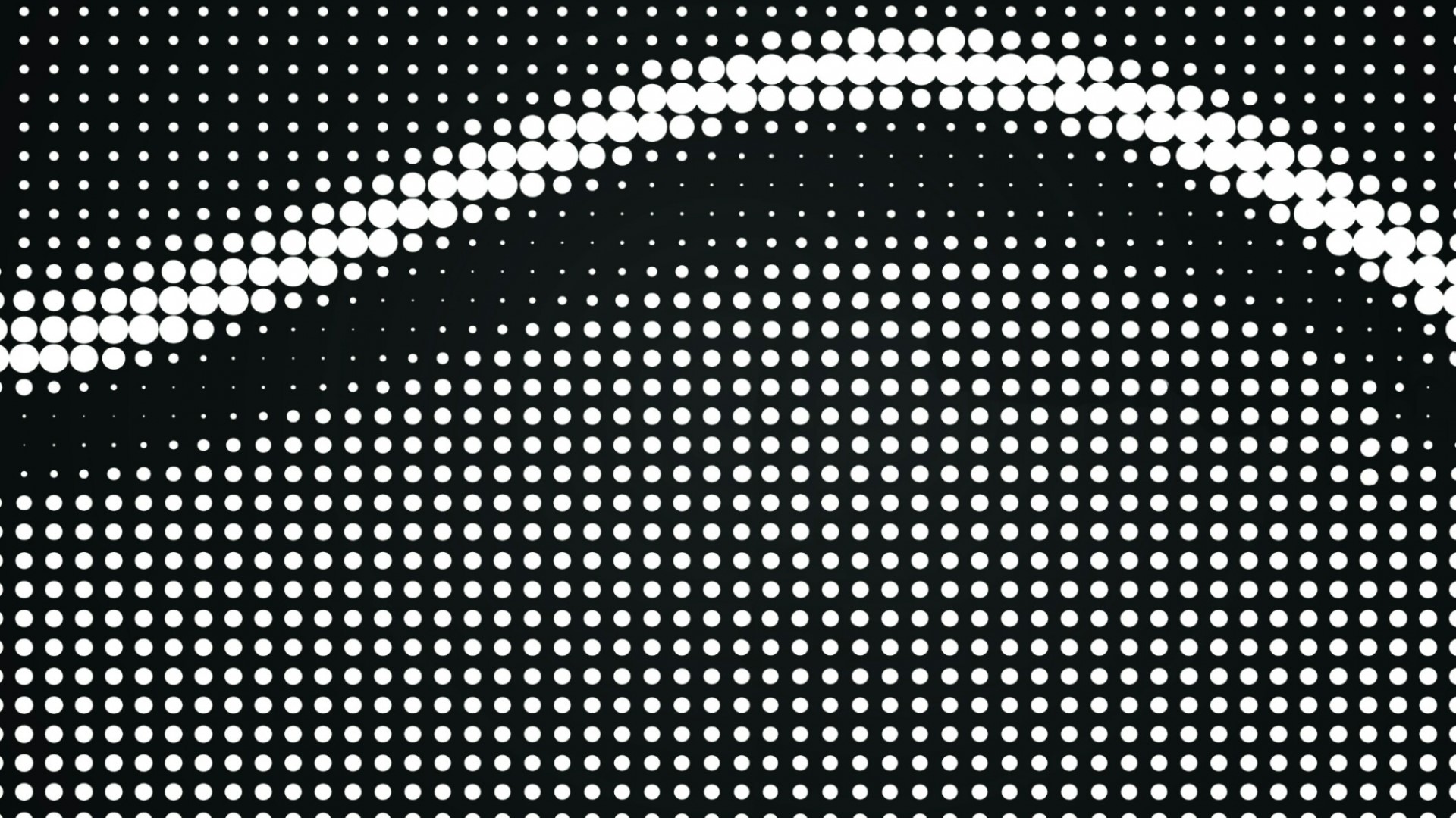 Abstract Halftone Pattern with Curved Lines HD Wallpaper
