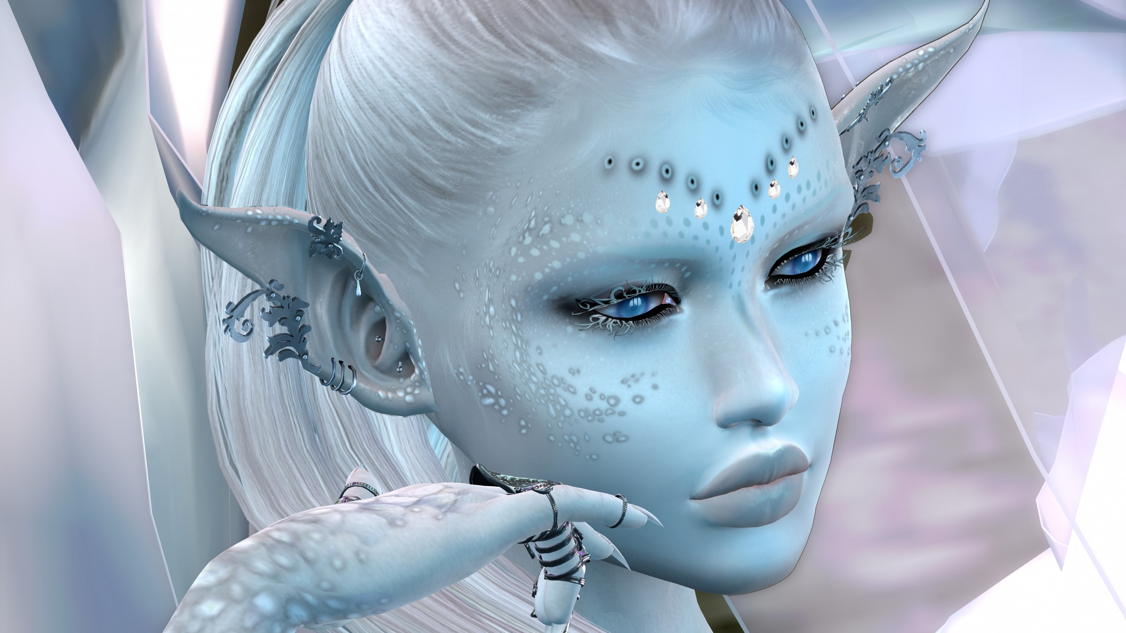 4K Fantasy Elf Girl HD Wallpaper