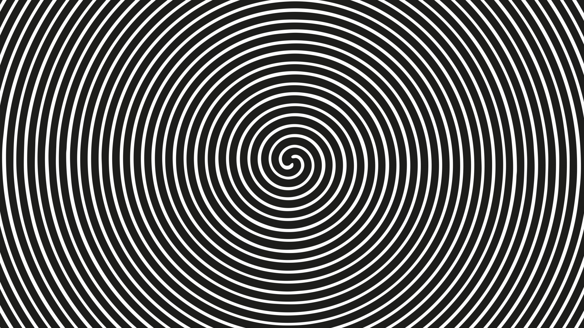 Black and white spiral pattern HD Wallpaper