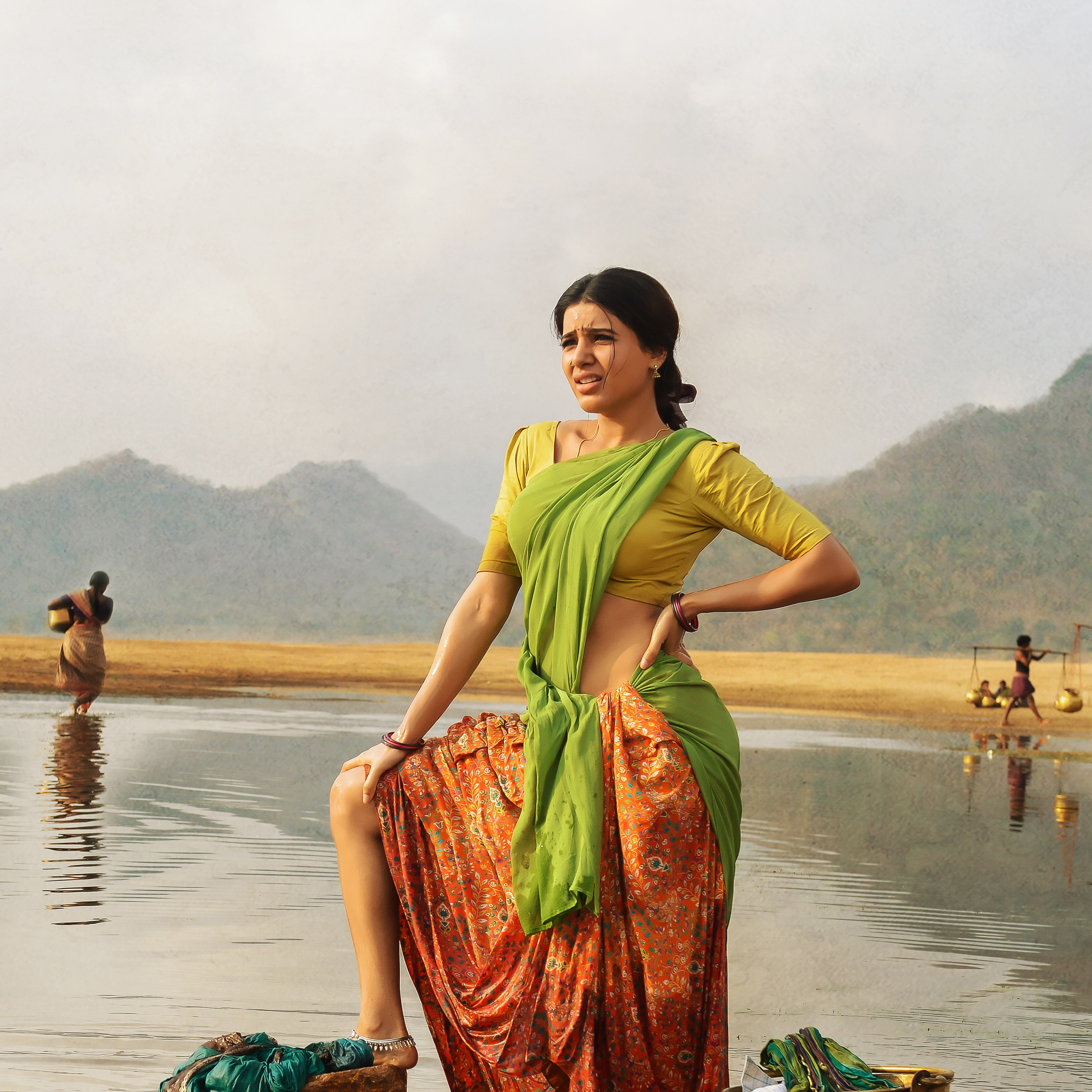 Samantha from Rangasthalam in 4K HD Wallpaper
