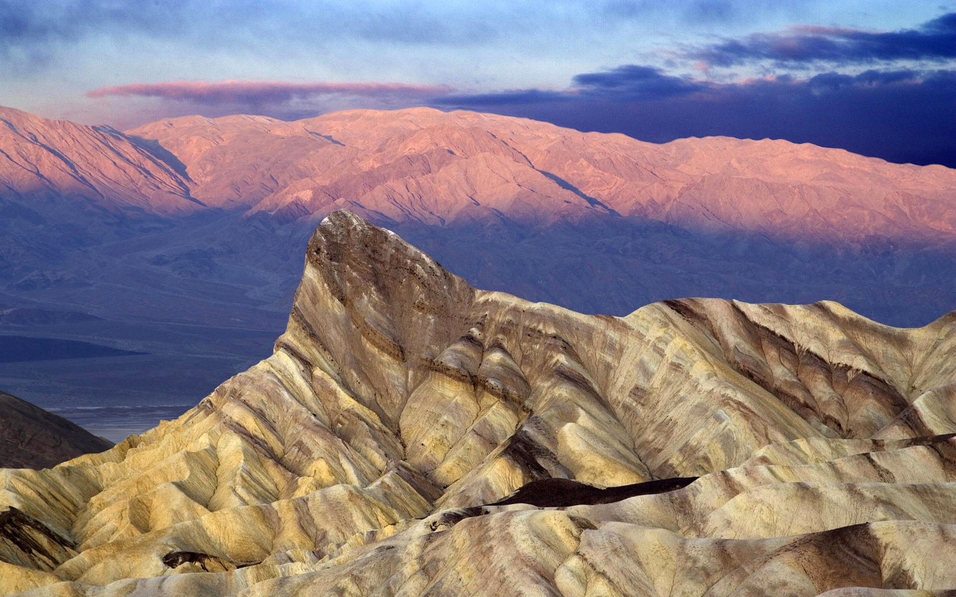 Zabriskie Point Death Valley California HD Wallpaper