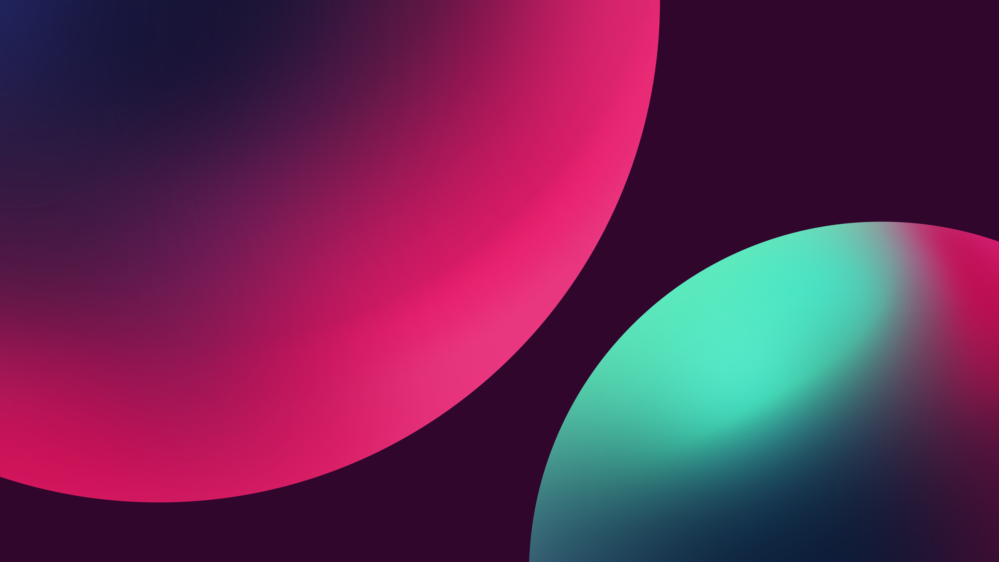 Colorful Gradient Spheres on Dark Background 4K HD Wallpaper