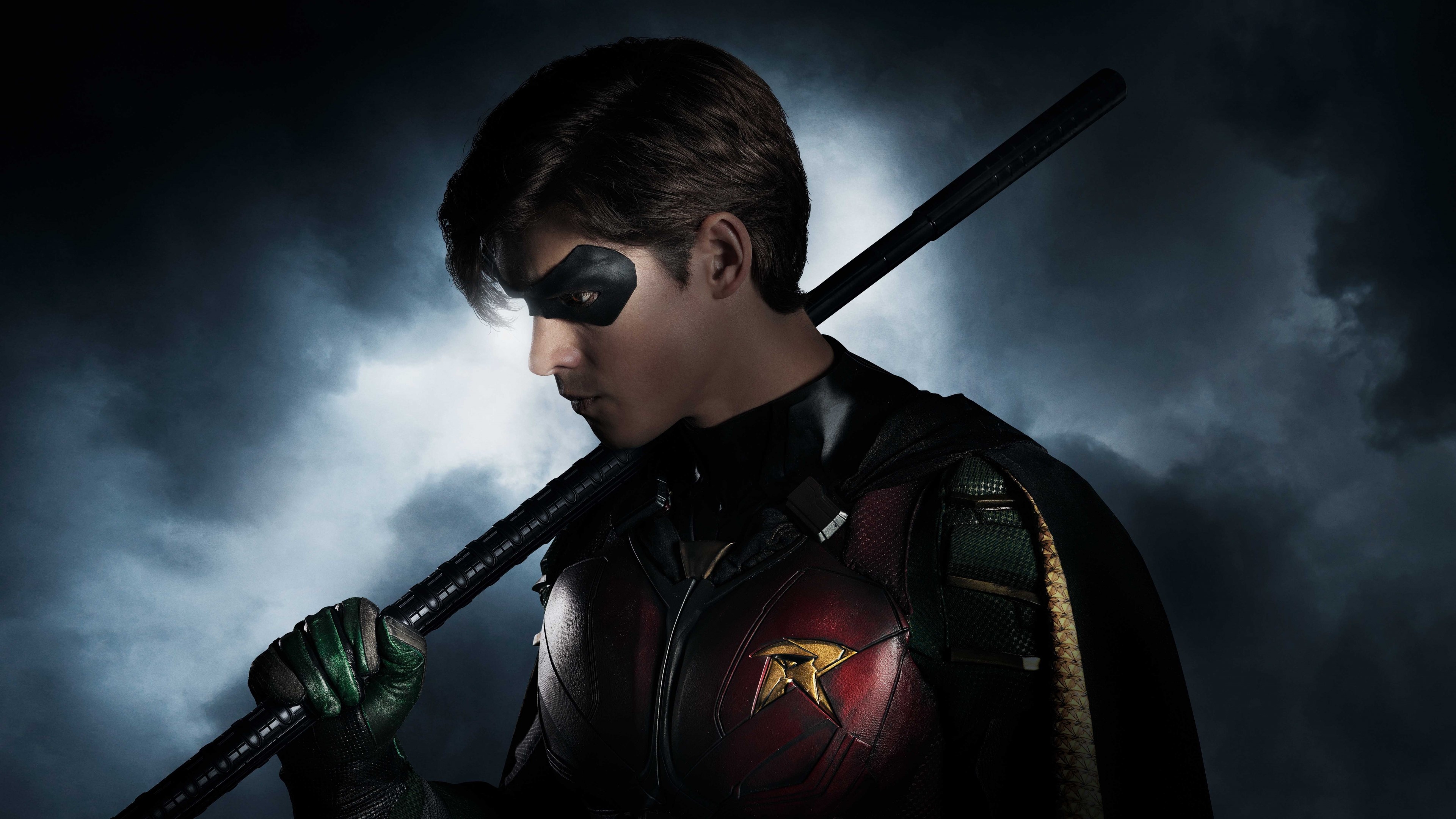 Brenton Thwaites as Robin from TV Series Titans HD Wallpaper