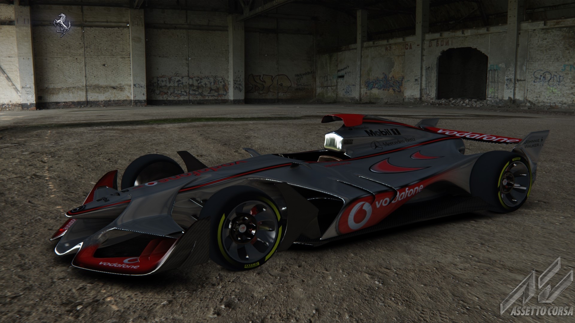 Vodafone McLaren Mercedes Formula 1 car HD Wallpaper