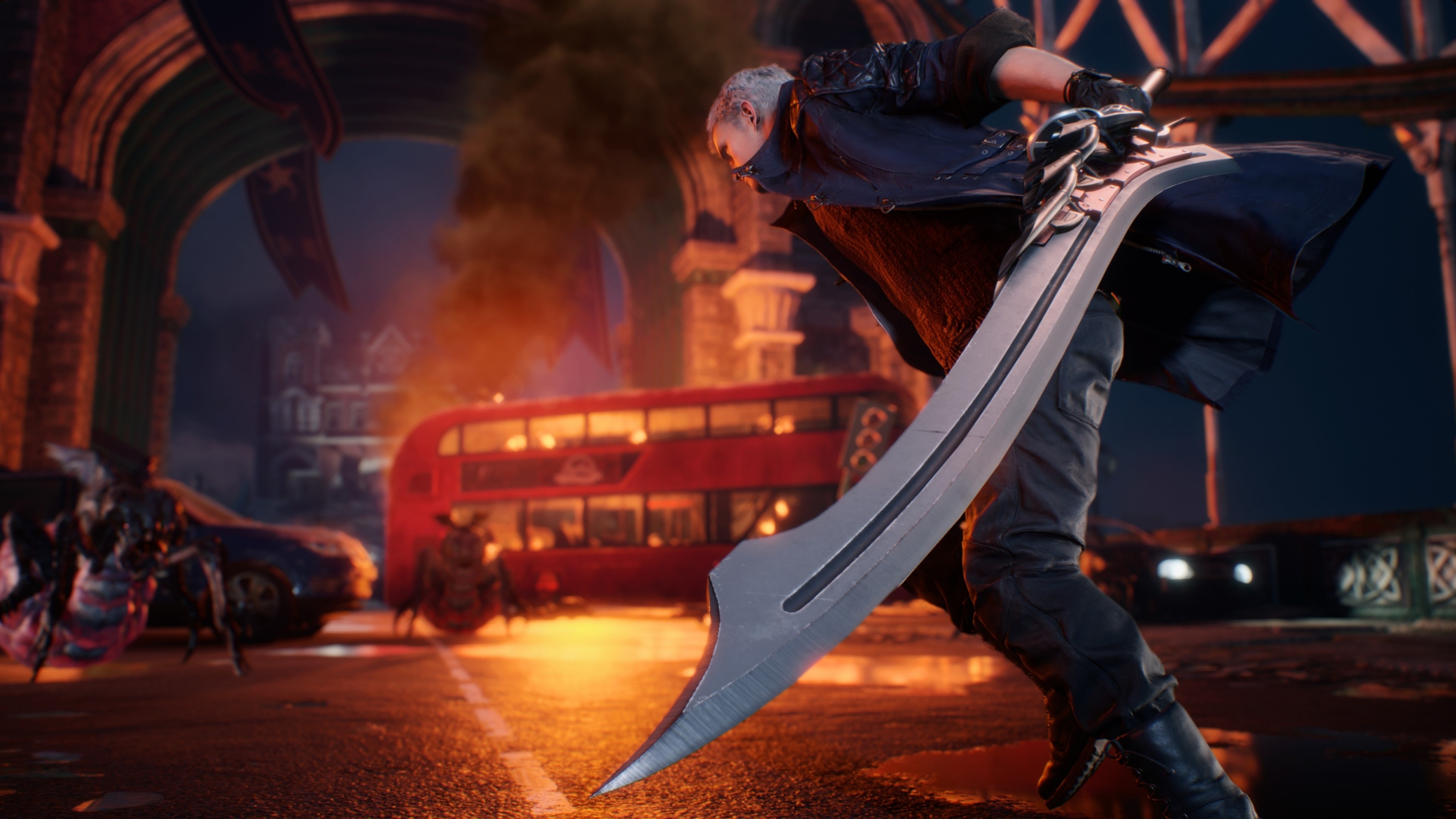 Nero from Devil May Cry 5 in 4K HD Wallpaper
