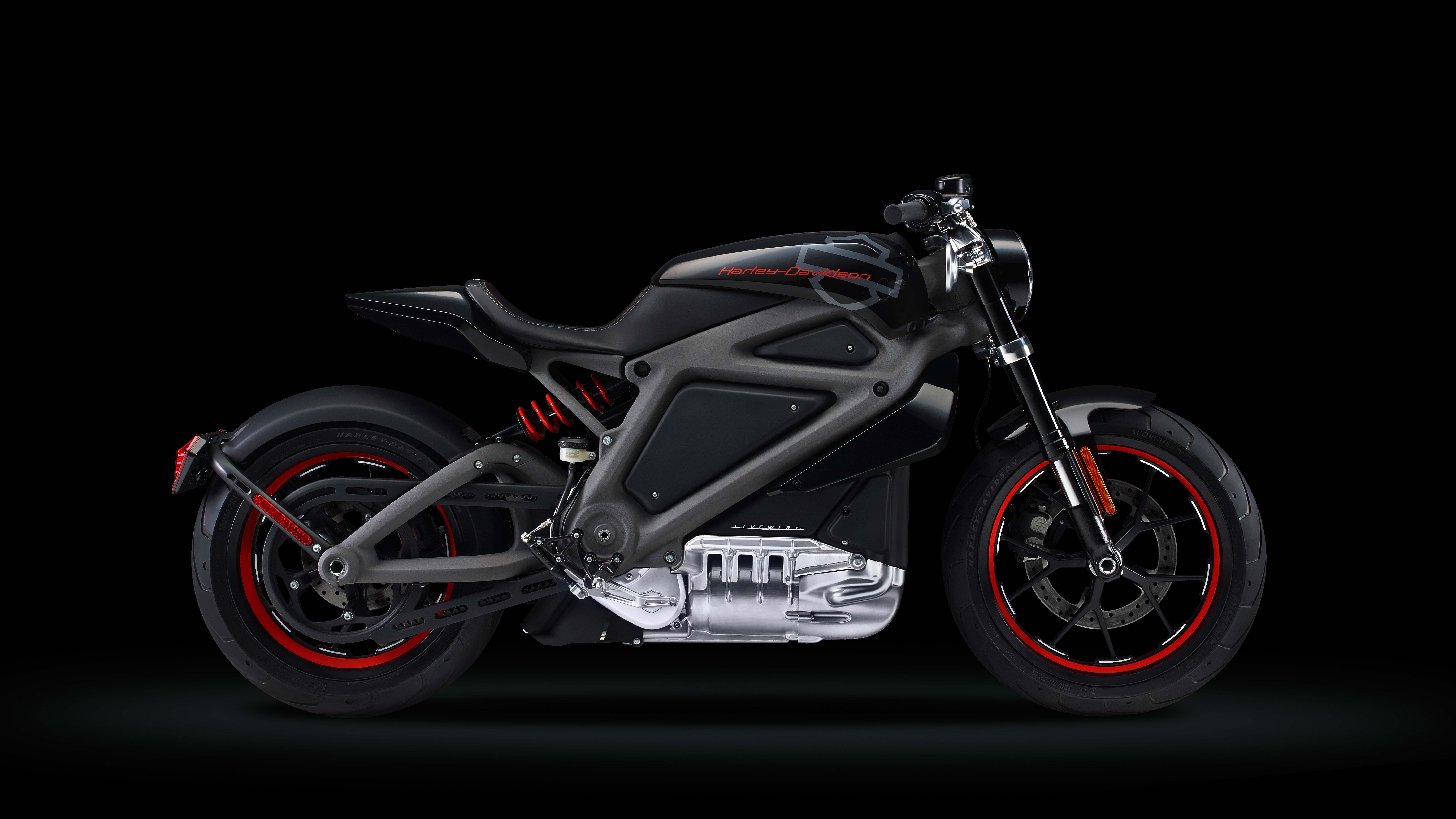Harley-Davidson LiveWire electric motorcycle prototype HD Wallpaper