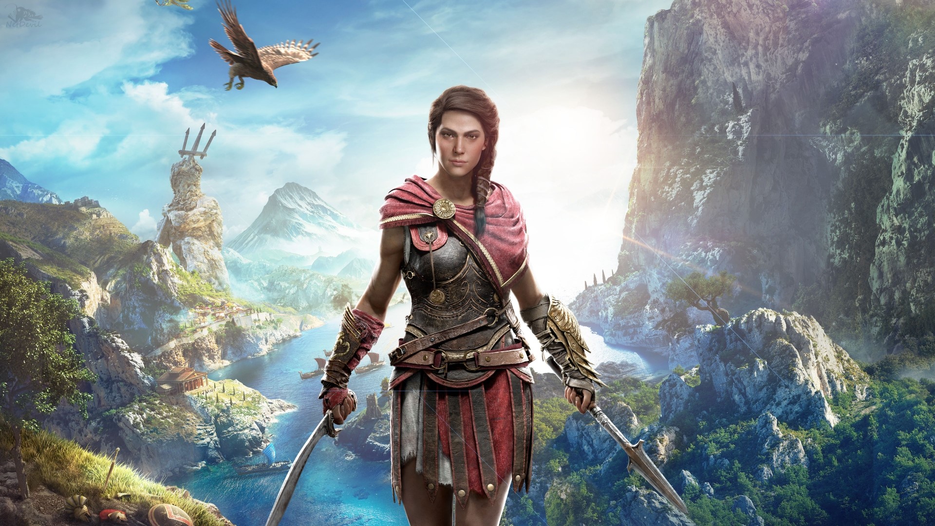 Kassandra from Assassin's Creed Odyssey HD Wallpaper