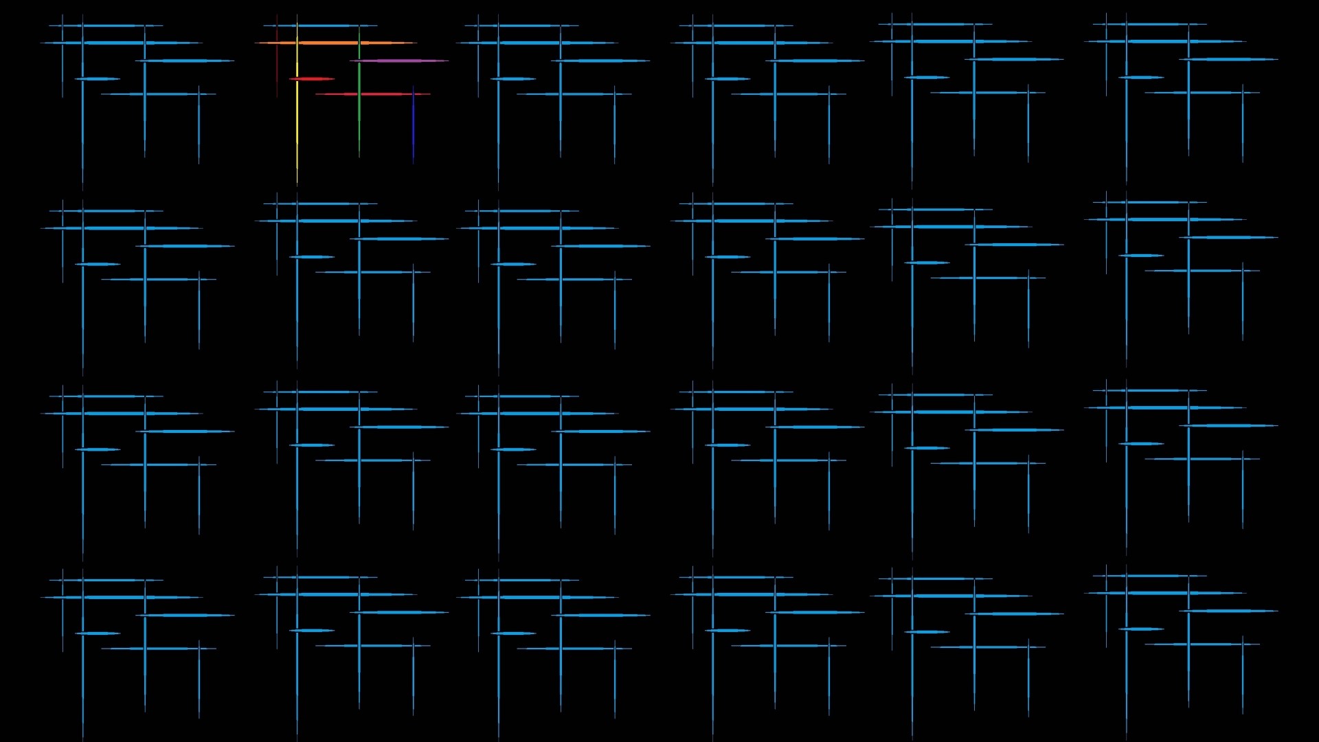 Abstract lines on a dark background HD Wallpaper