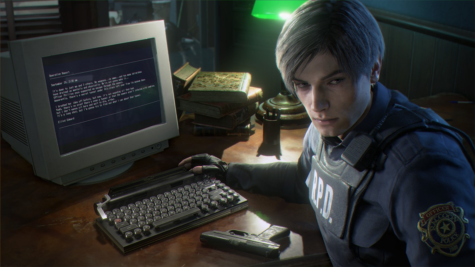 Leon S. Kennedy from Resident Evil 2 HD Wallpaper
