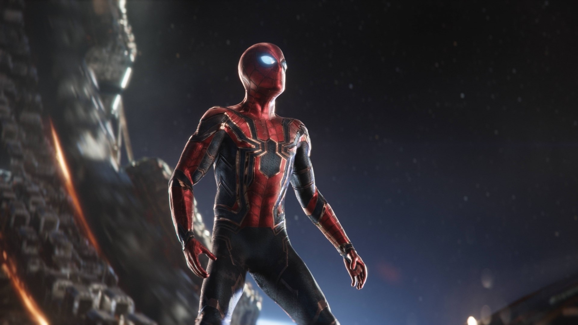 Spider-Man in the Iron Spider suit HD Wallpaper