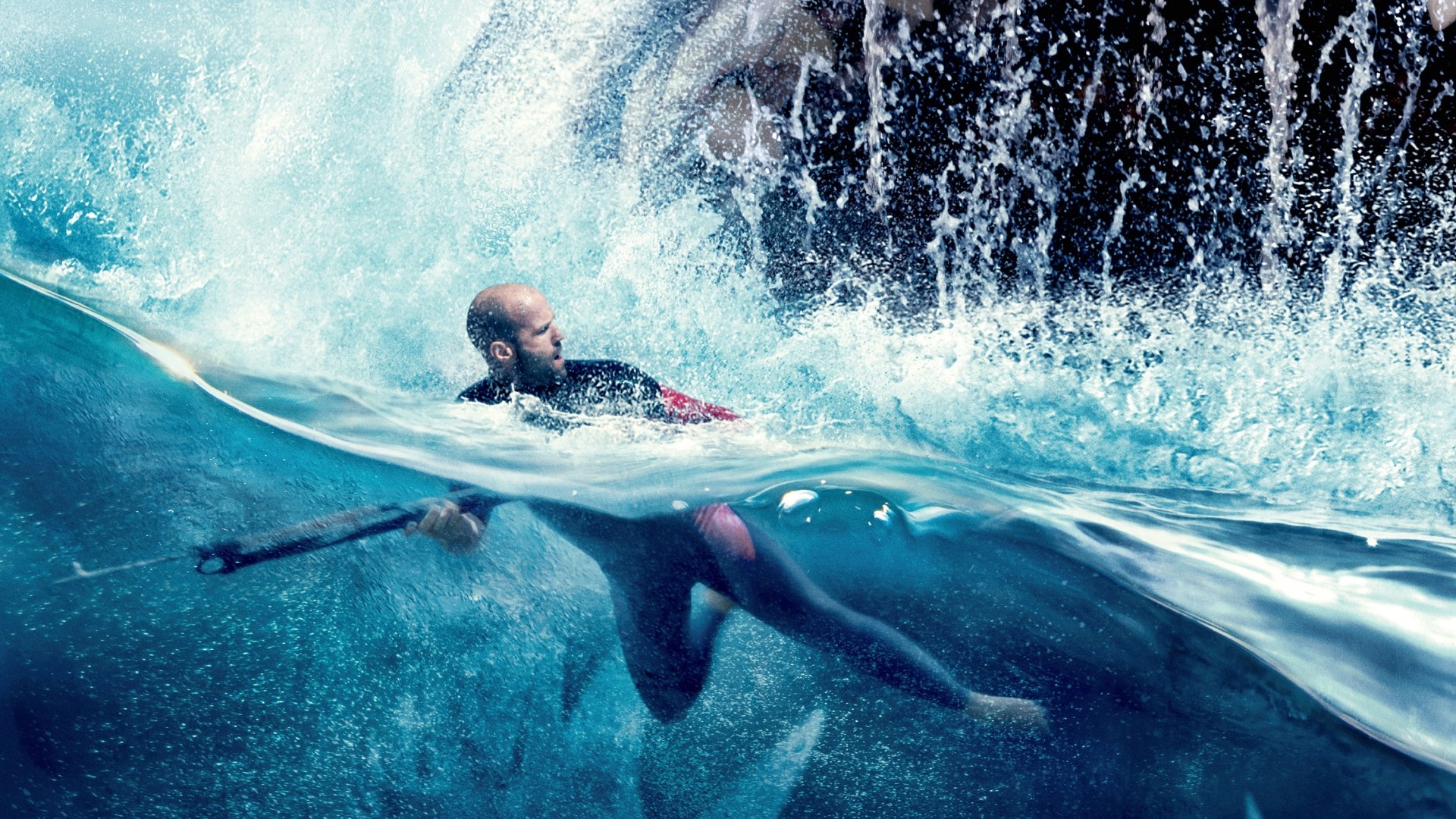 Jason Statham in The Meg HD Wallpaper