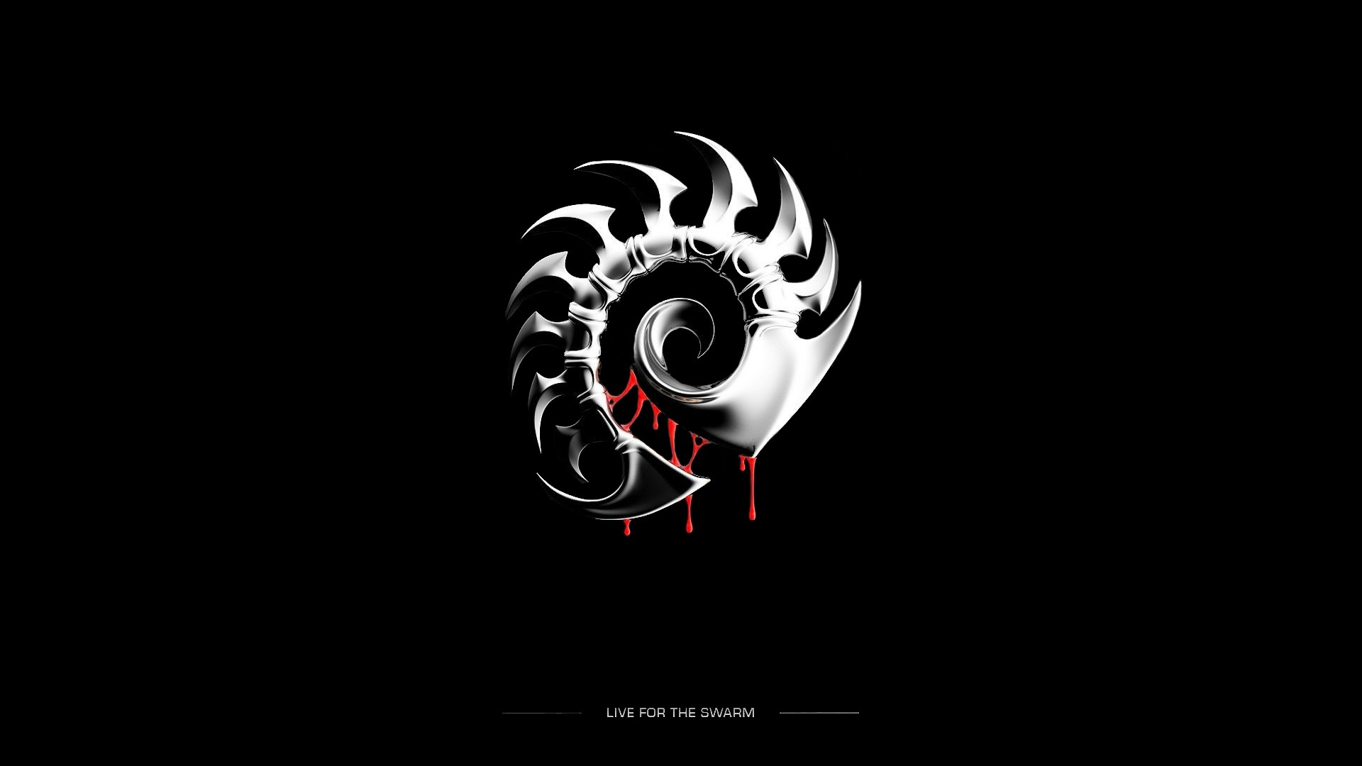 Zerg Swarm logo from Starcraft HD Wallpaper