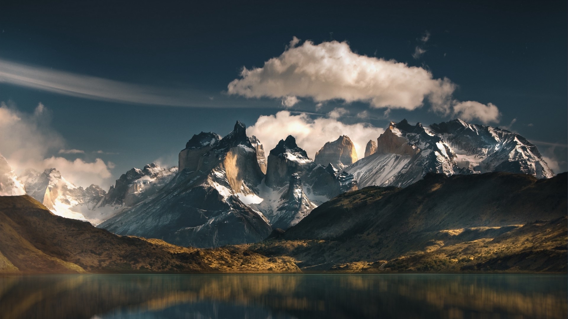 Torres del Paine National Park Landscape HD Wallpaper