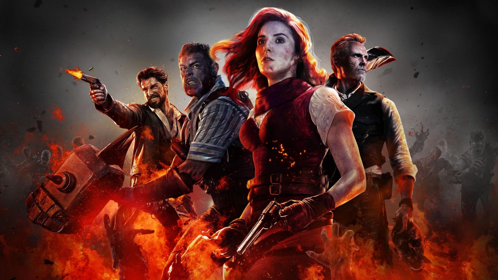 Characters from Call of Duty: Black Ops 4 Zombies HD Wallpaper