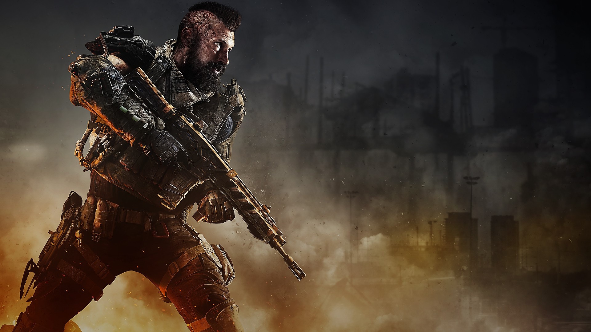 Soldier with rifle in Call of Duty: Black Ops 4 HD Wallpaper