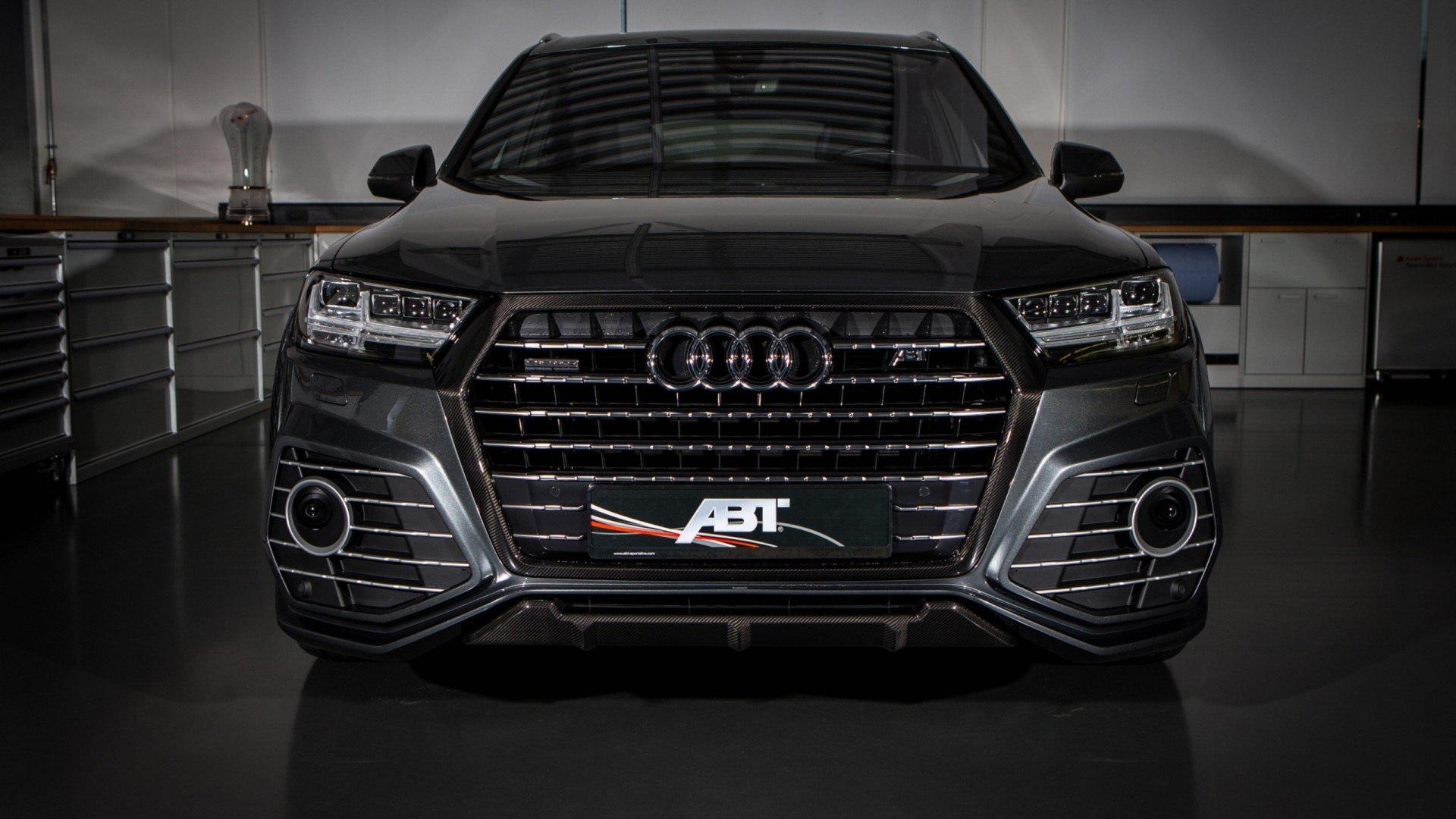 Audi RS7 Front Grille with ABT Badge HD Wallpaper