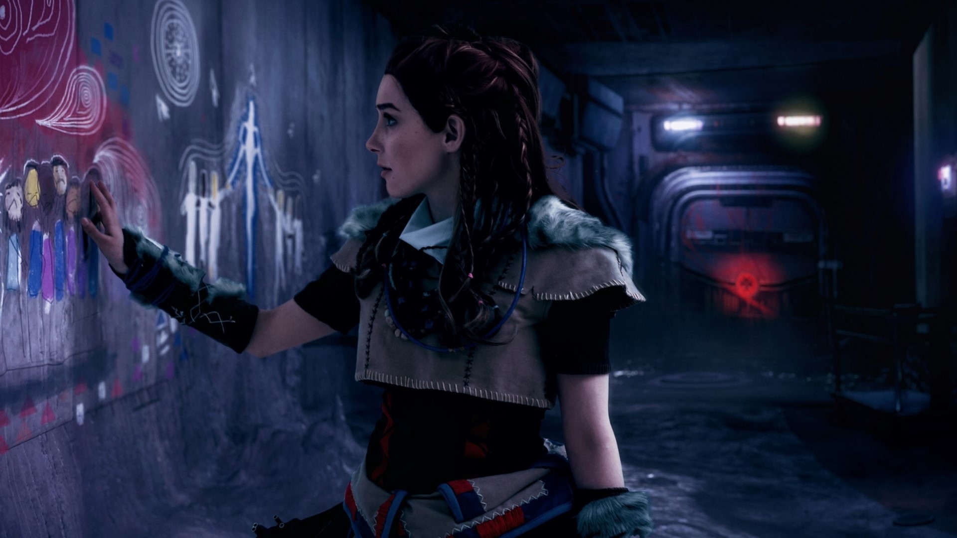 Aloy from Horizon Zero Dawn Cosplay HD Wallpaper