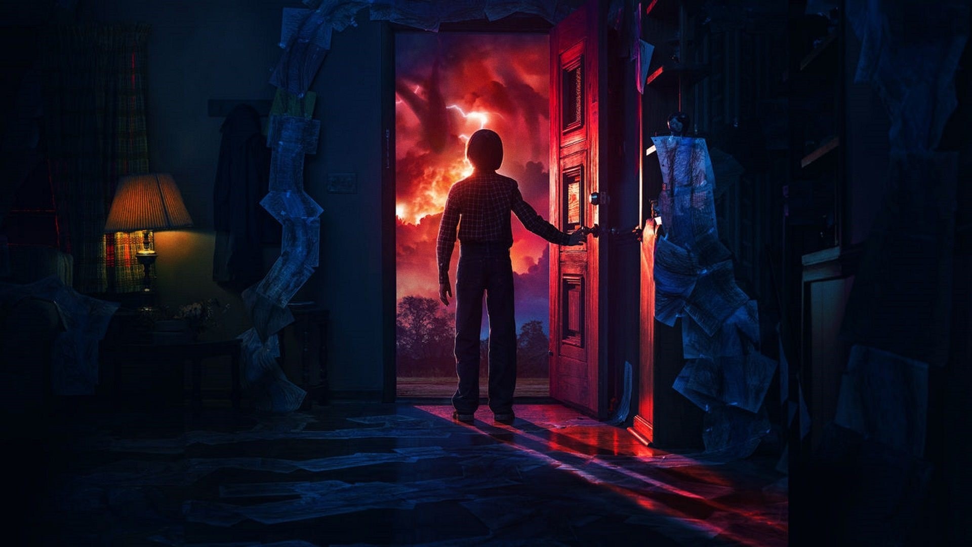 Will Byers from Stranger Things opens a door to the Upside Down HD Wallpaper