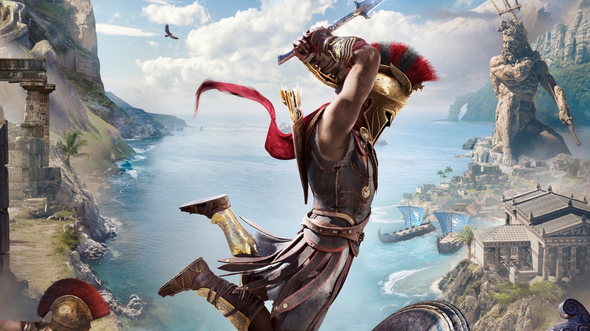 Alexios from Assassin's Creed Odyssey HD Wallpaper