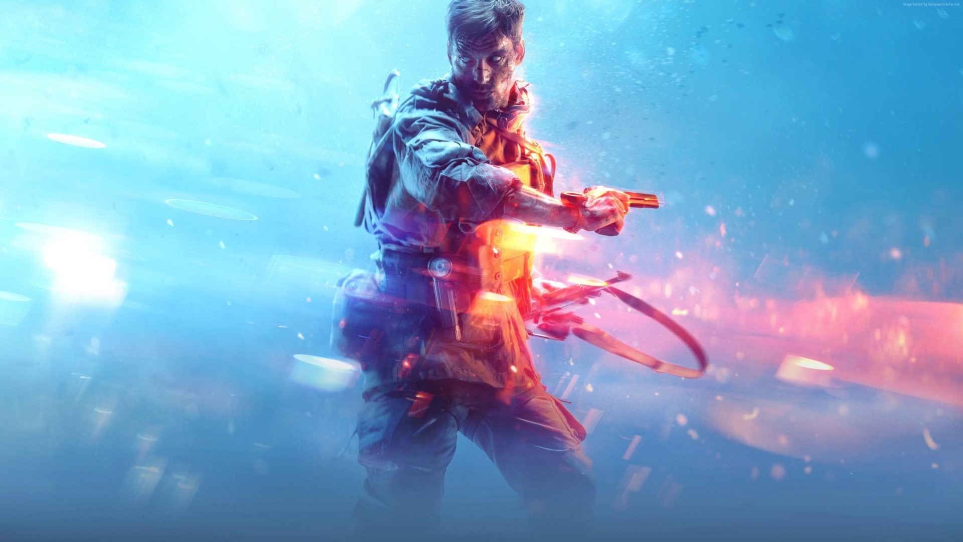 Soldier from Battlefield V holding a pistol HD Wallpaper