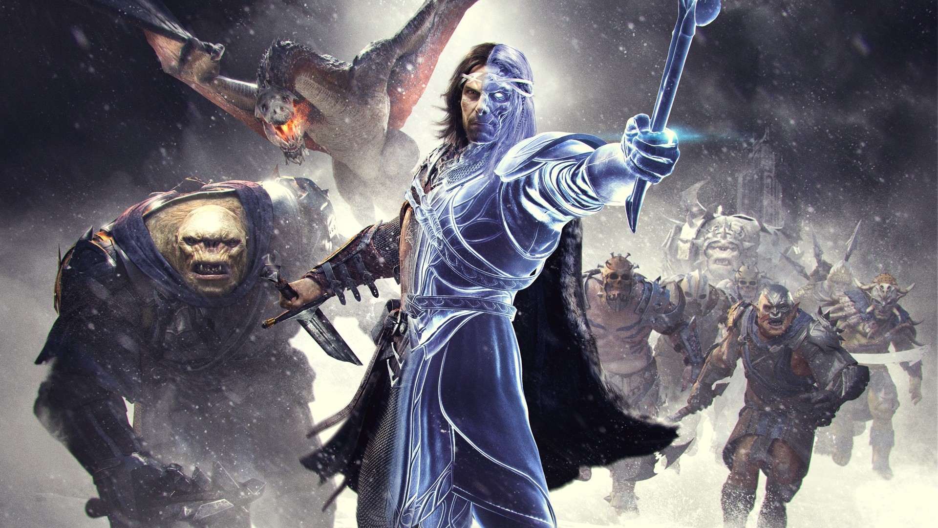 Talion and Orcs from Middle-earth: Shadow of War HD Wallpaper