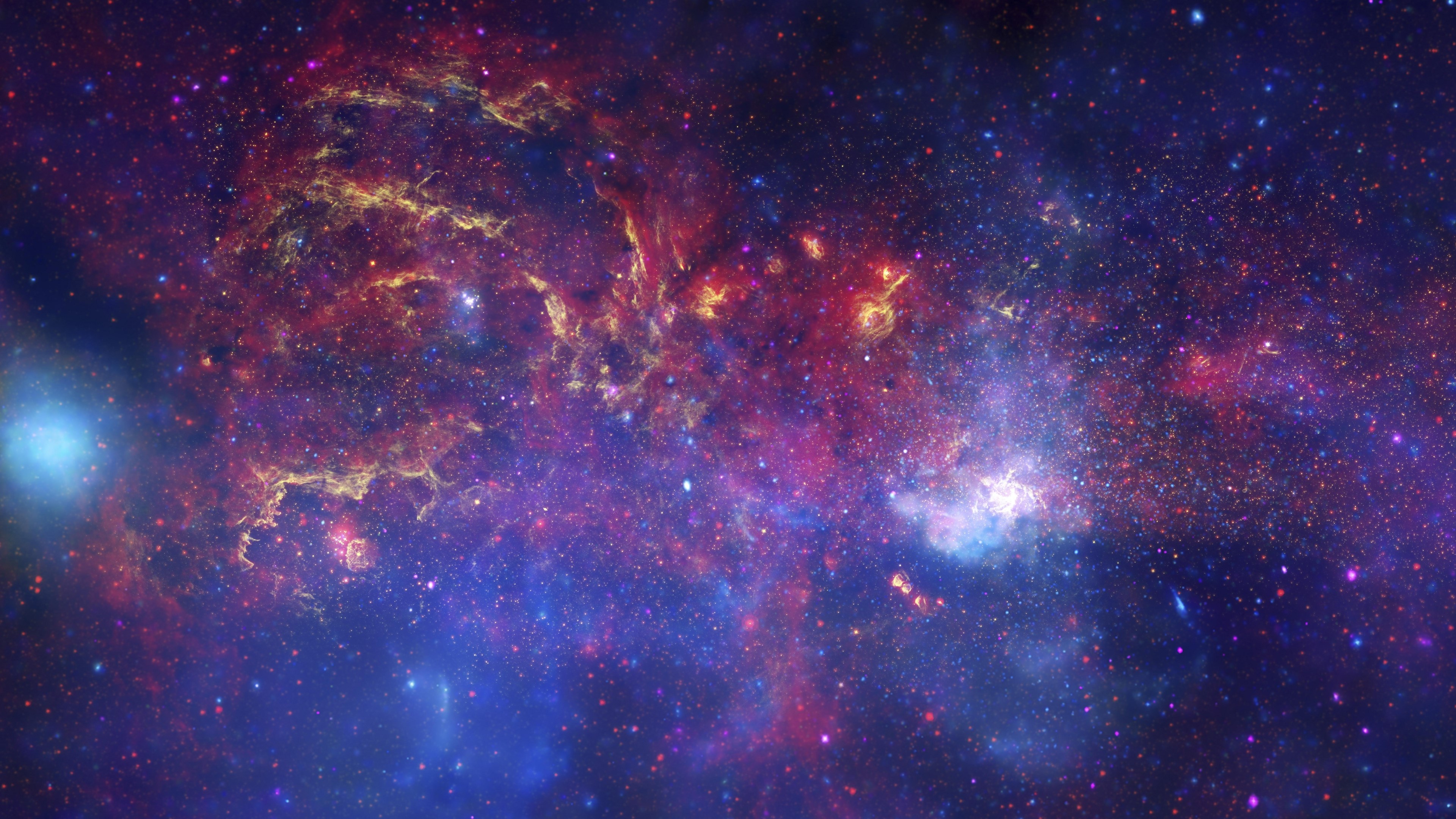 4K Space Nebula and Stars HD Wallpaper