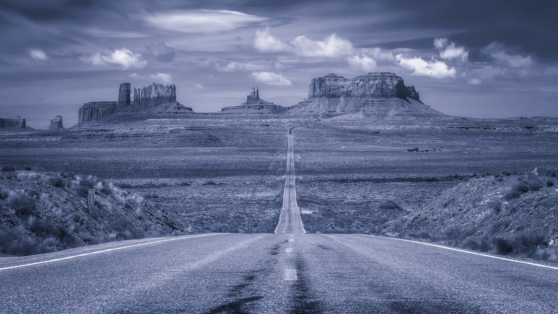 Monument Valley Road, Arizona, USA HD Wallpaper