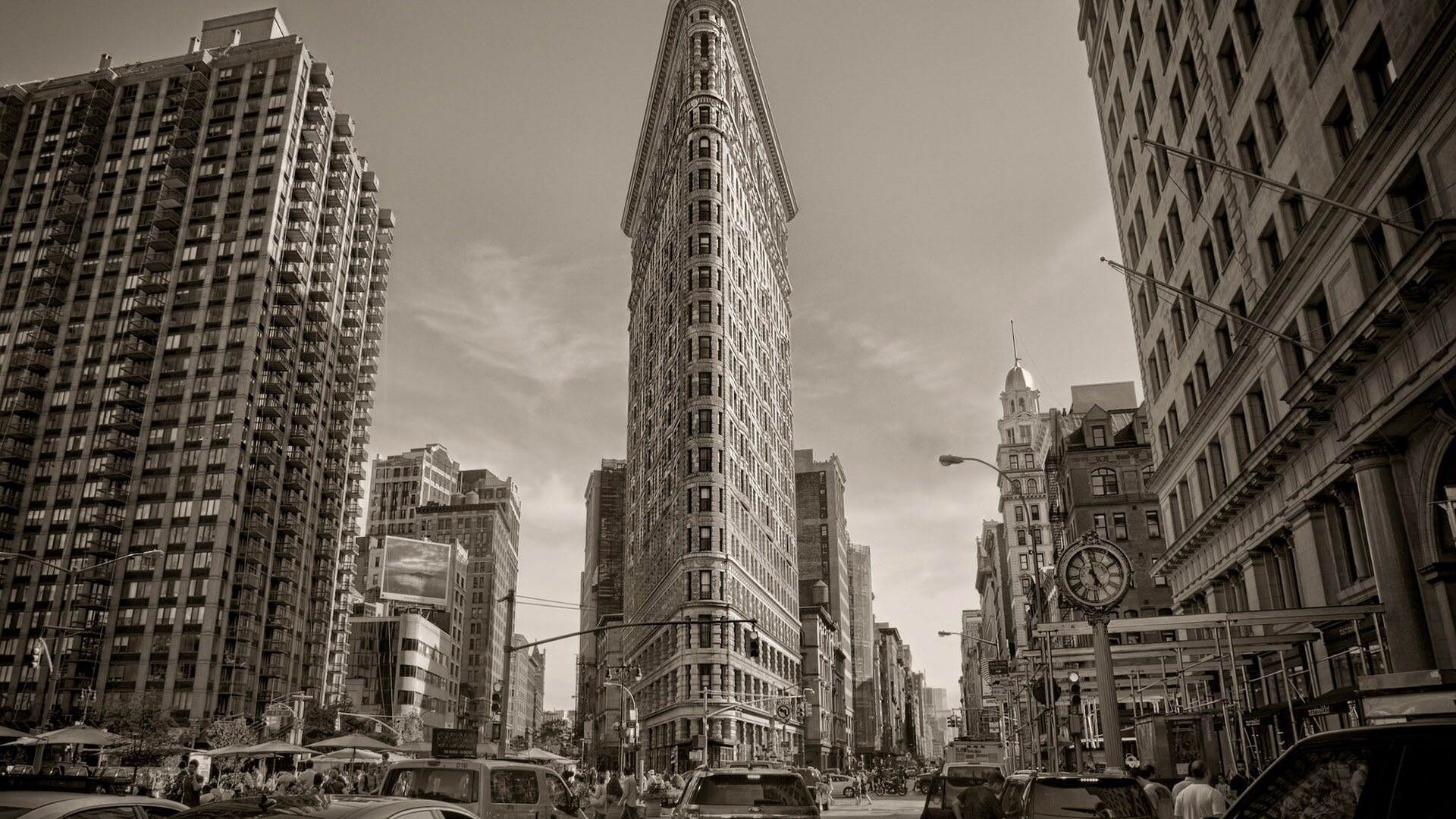 Flatiron Building in New York City HD Wallpaper