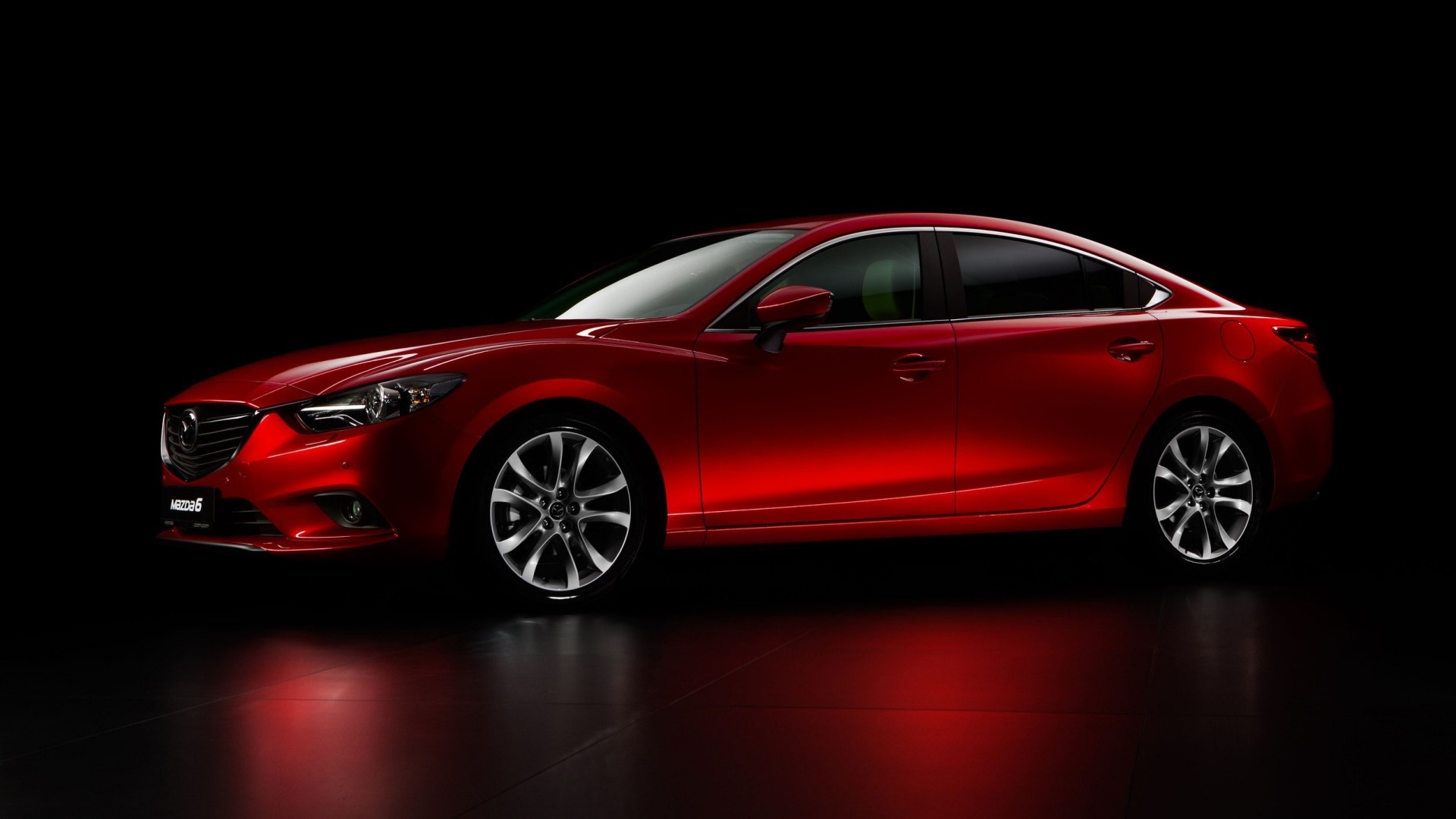 Red Mazda 6 Sedan HD Wallpaper