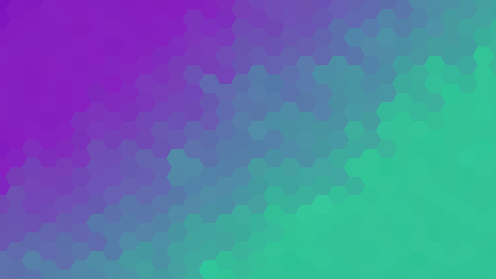 Purple and green gradient hexagon pattern HD Wallpaper