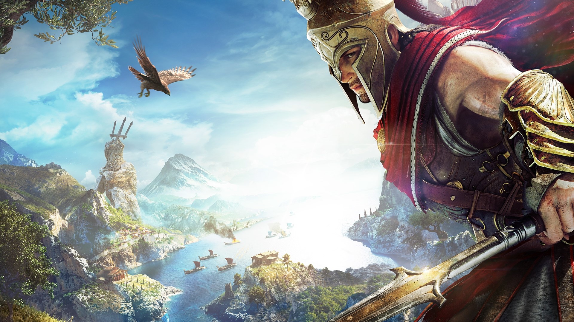 Alexios from Assassin's Creed Odyssey HD Wallpaper