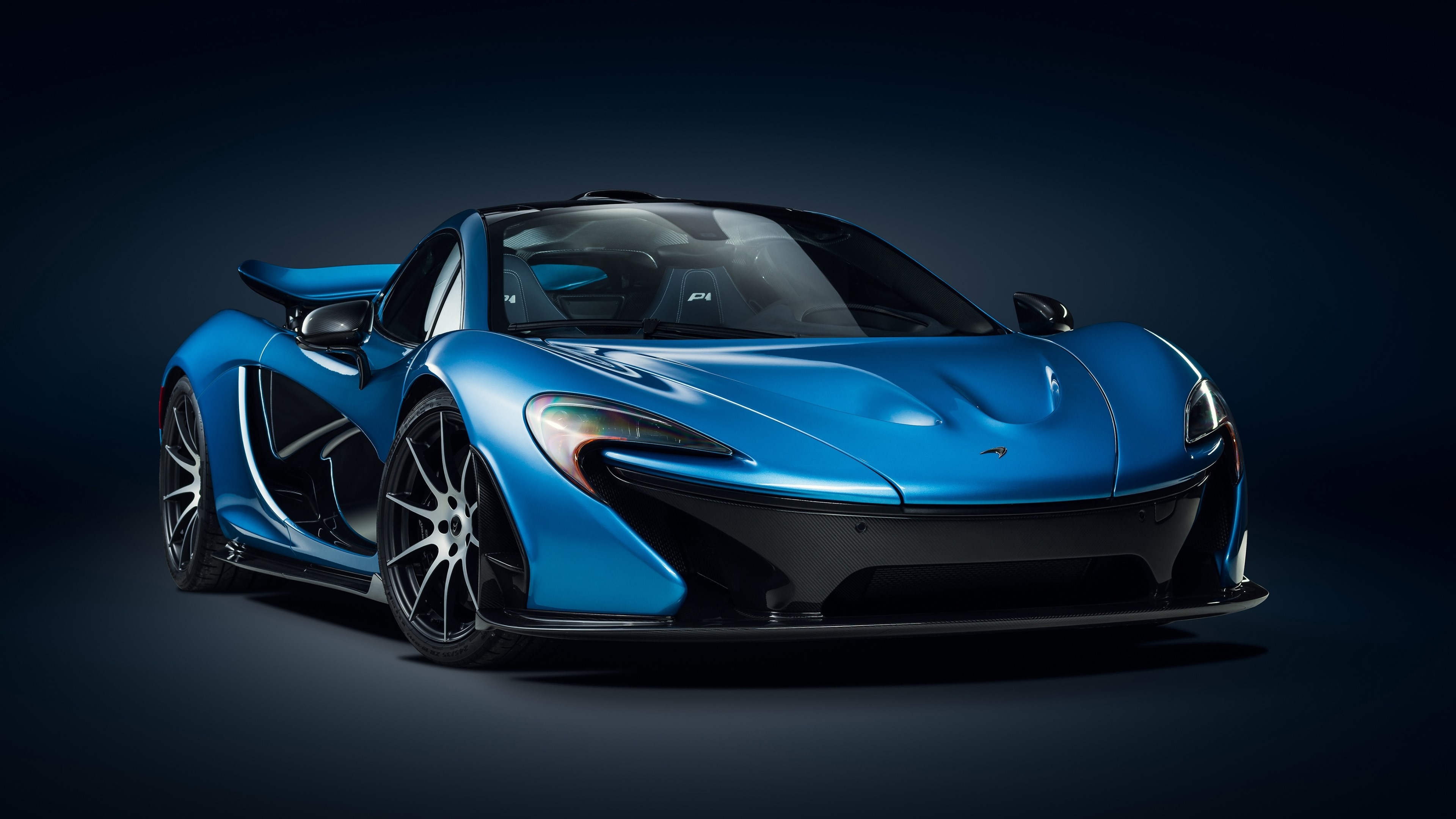Blue McLaren P1 Sports Car HD Wallpaper