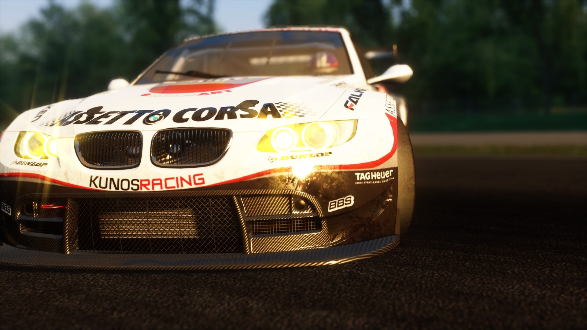Assetto Corsa BMW M3 GT2 Kunos Racing Car HD Wallpaper