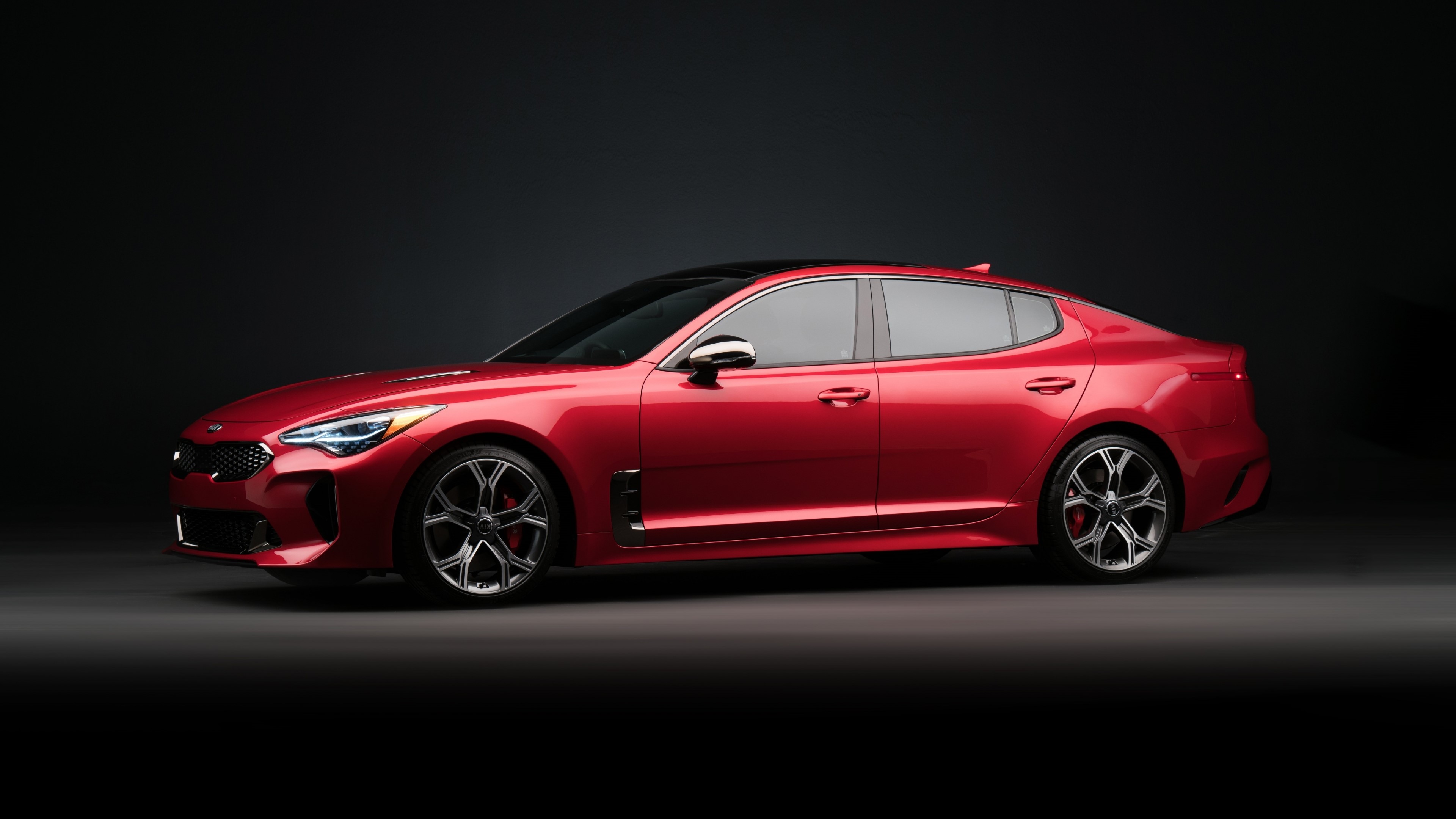 Red Kia Stinger 4K HD Wallpaper