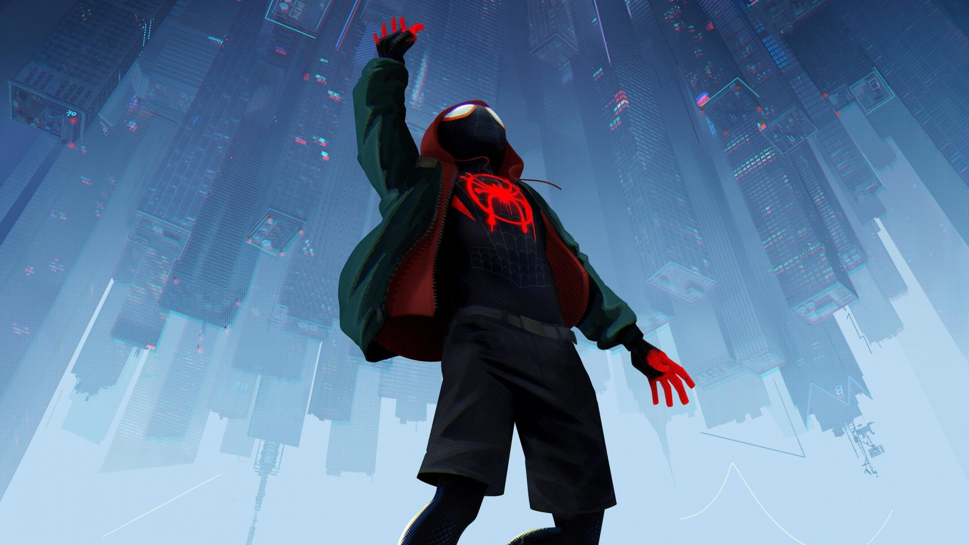 Spider-Man (Miles Morales) from Spider-Man: Into the Spider-Verse HD Wallpaper